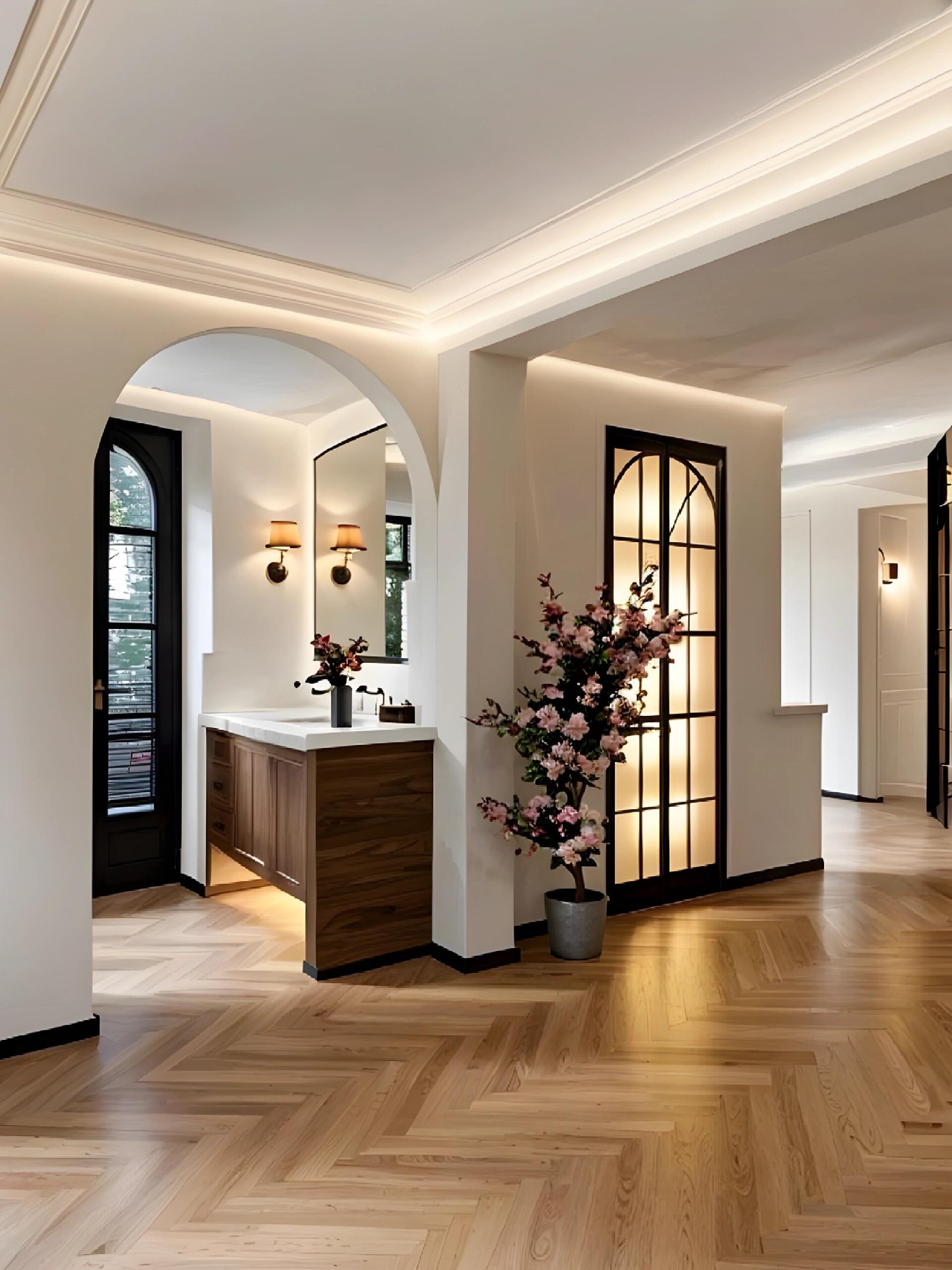 芜湖装修,110㎡法式复古风装修效果,温馨舒适,精致美观#装修# #芜湖