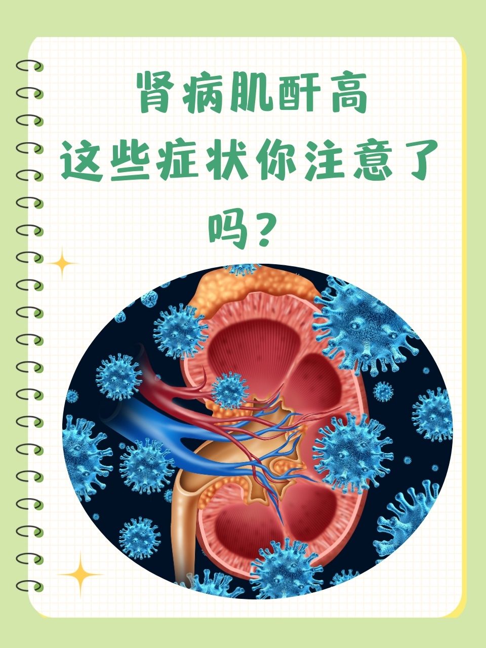 肌酐高是什么原因图片