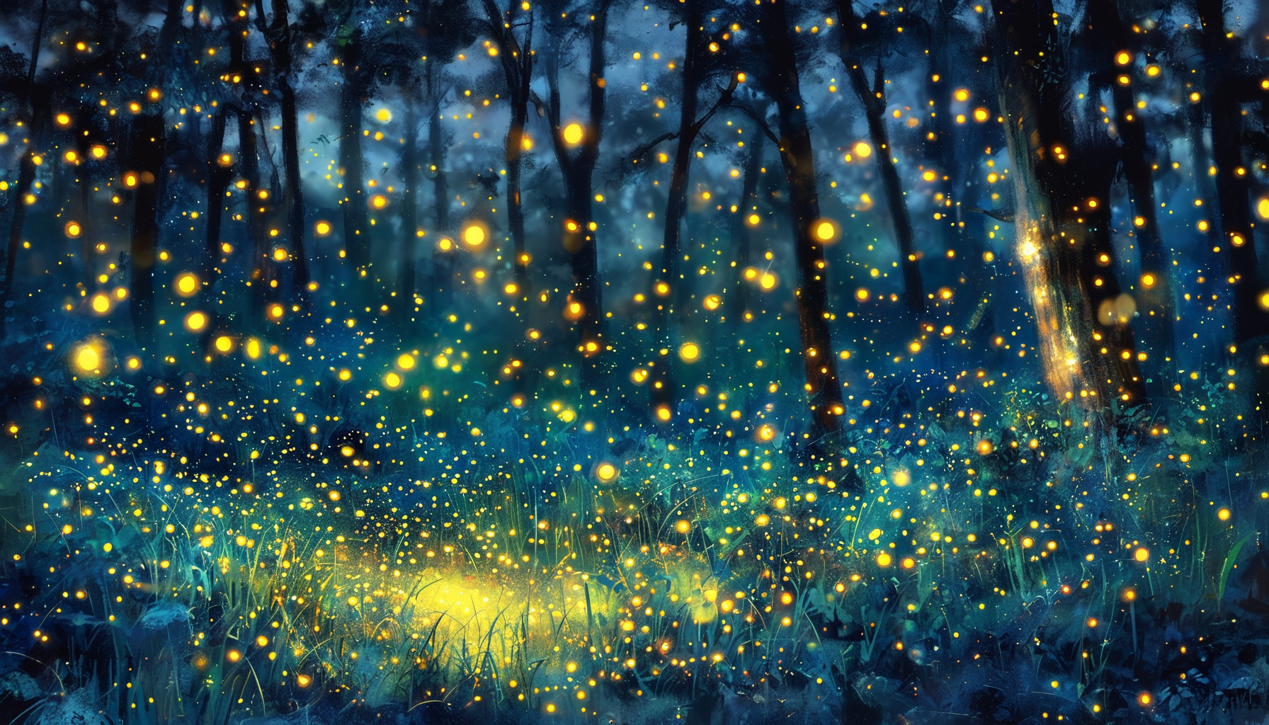 为什么萤火虫会发光?