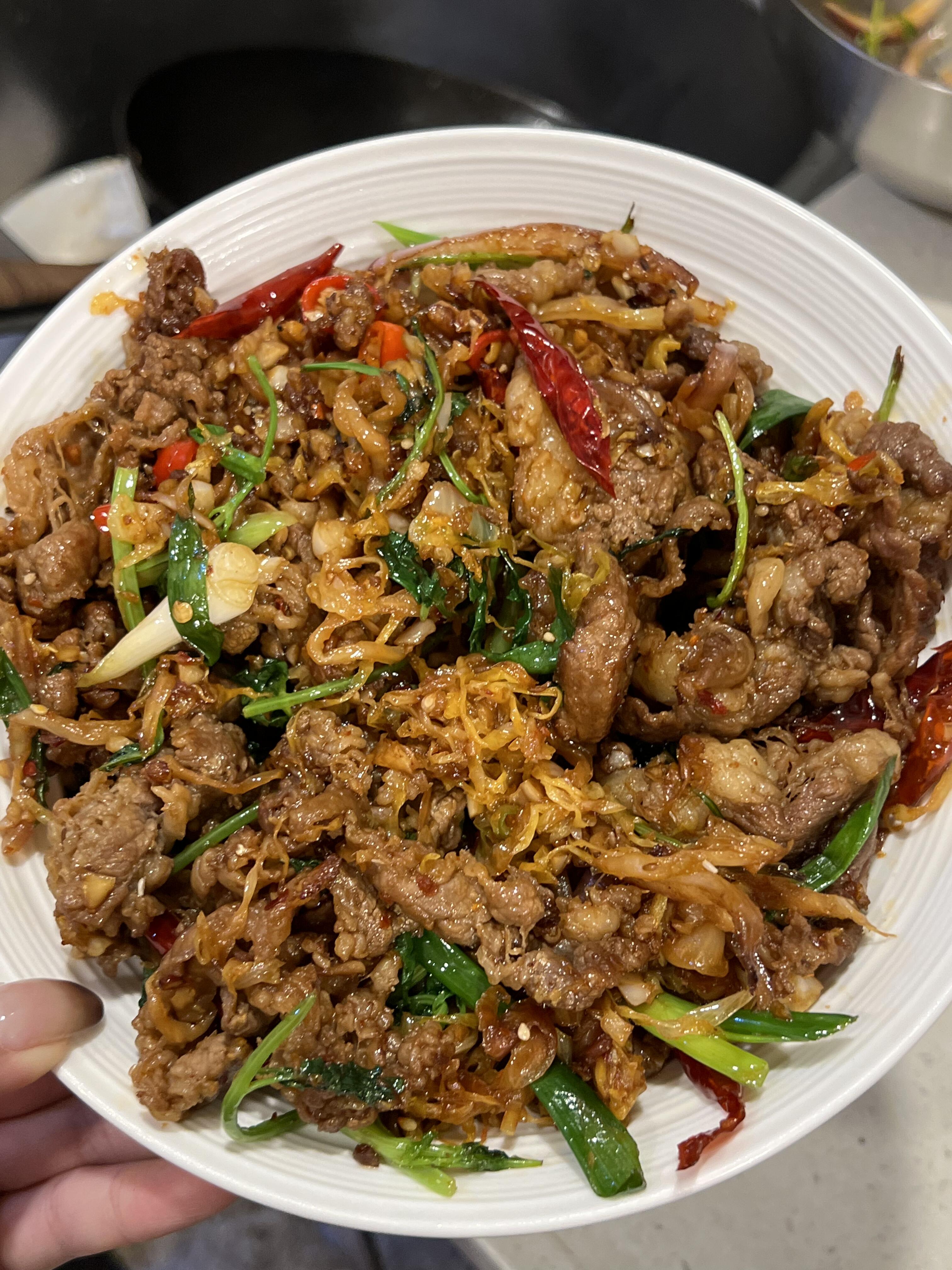 爆炒肥牛爆炒肥牛图片孜然肥牛图片干煸肥牛蒙古巨大炒肥牛图片集酸菜