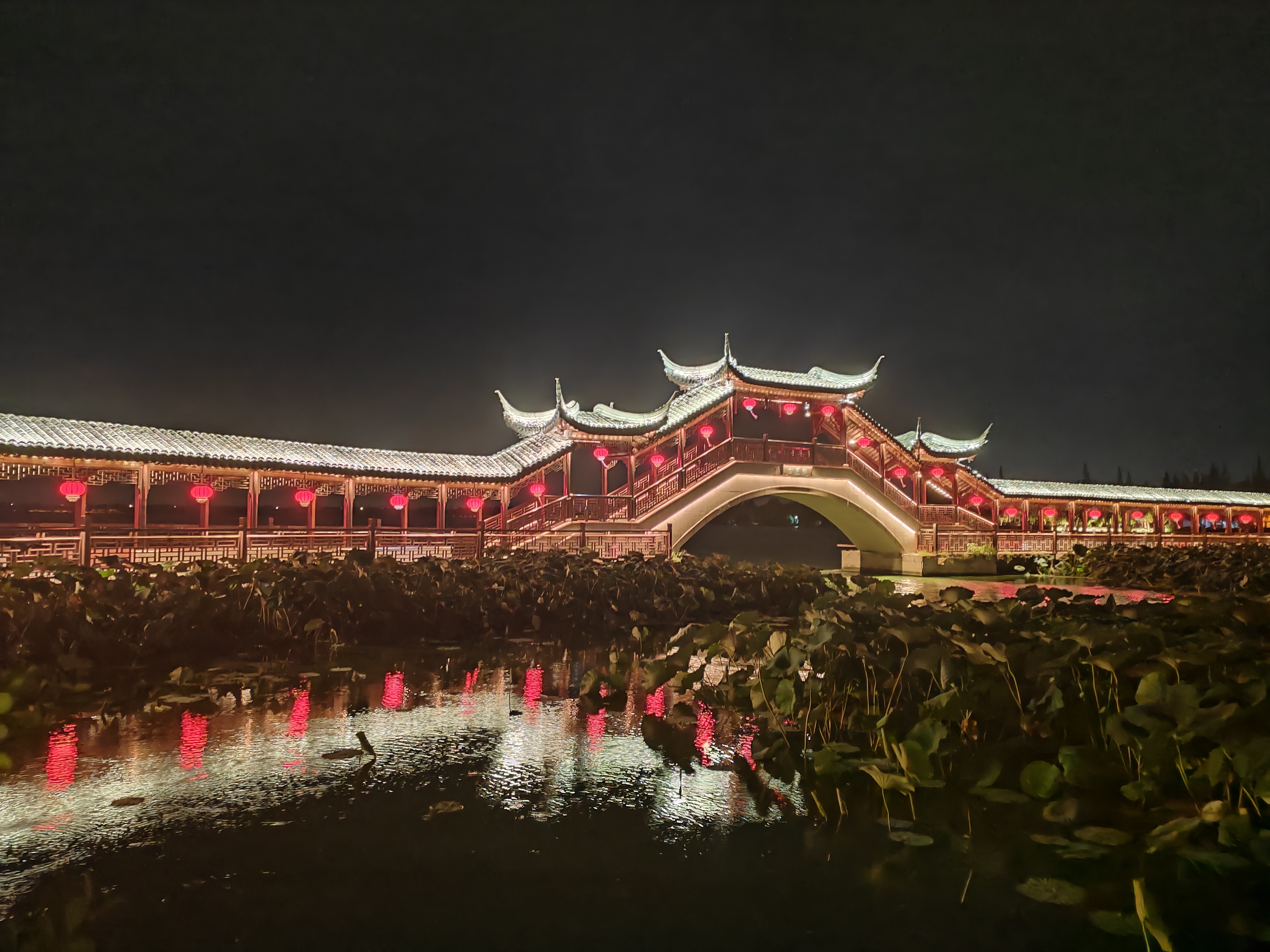 锦溪古镇夜景图片图片