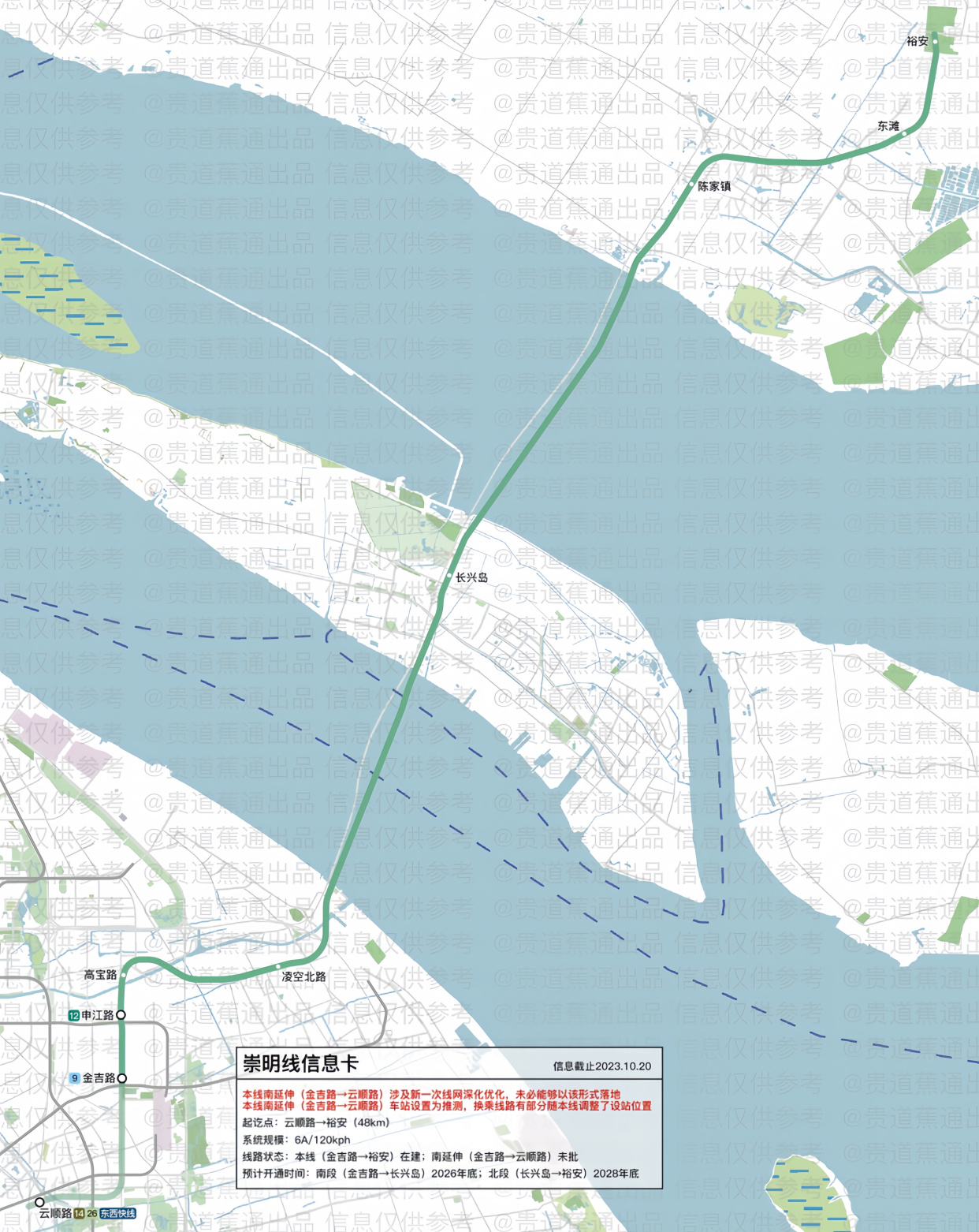 上海地铁崇明线已更名为22号线!2026年通车