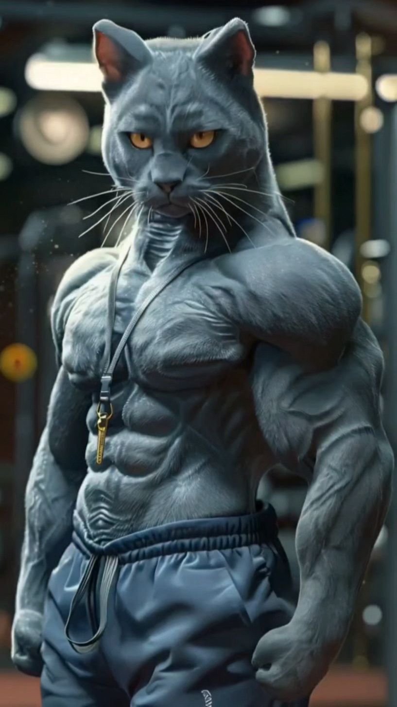 肌肉猫来袭!看有你家的没?