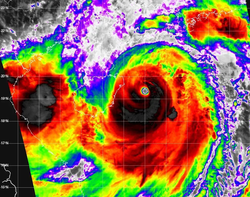 强度对标威马逊!摩羯或成登陆海南省最强台风,14 市县红色预警