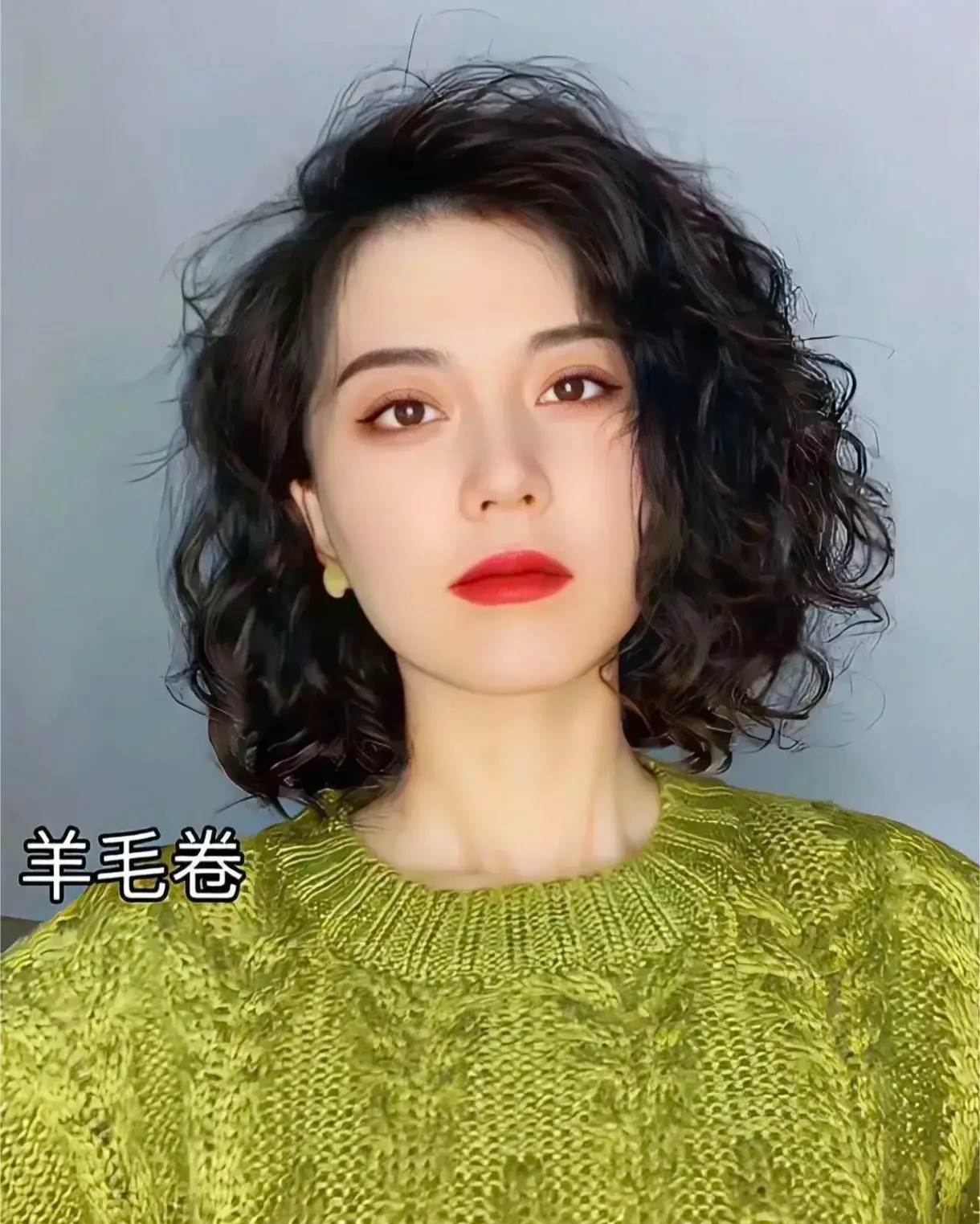 发型胖脸的卷发图片胖妹妹发型脸大头发少中年女人的发型中年女人烫发