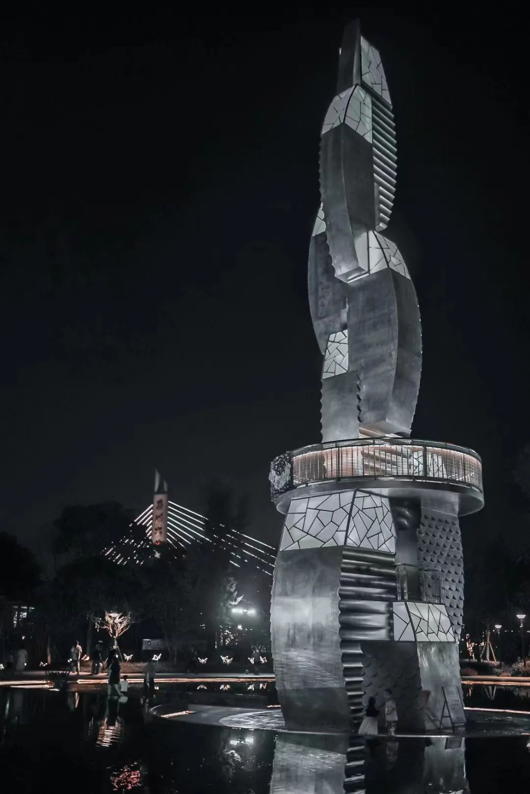 运河公园城市客厅夜景照明设计
