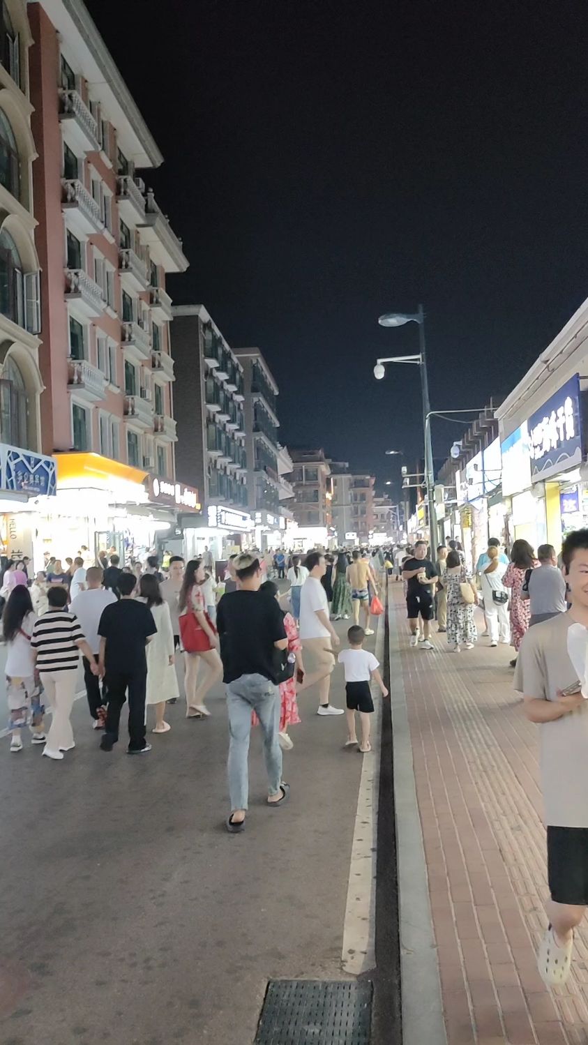 来北戴河游玩,来逛刘庄夜市,看人多不多呀?