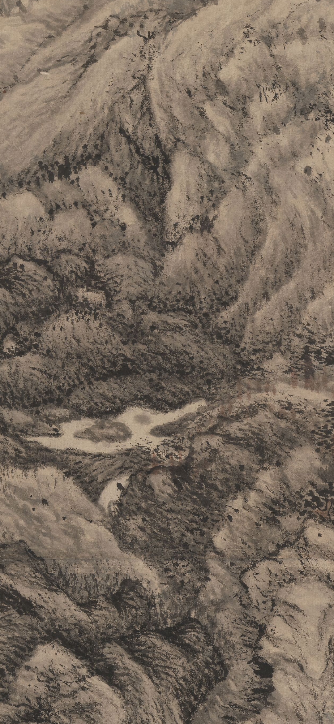 牛毛皴是中国山水画中的一种传统技法,由元代画家王蒙从"披麻皴"和"解