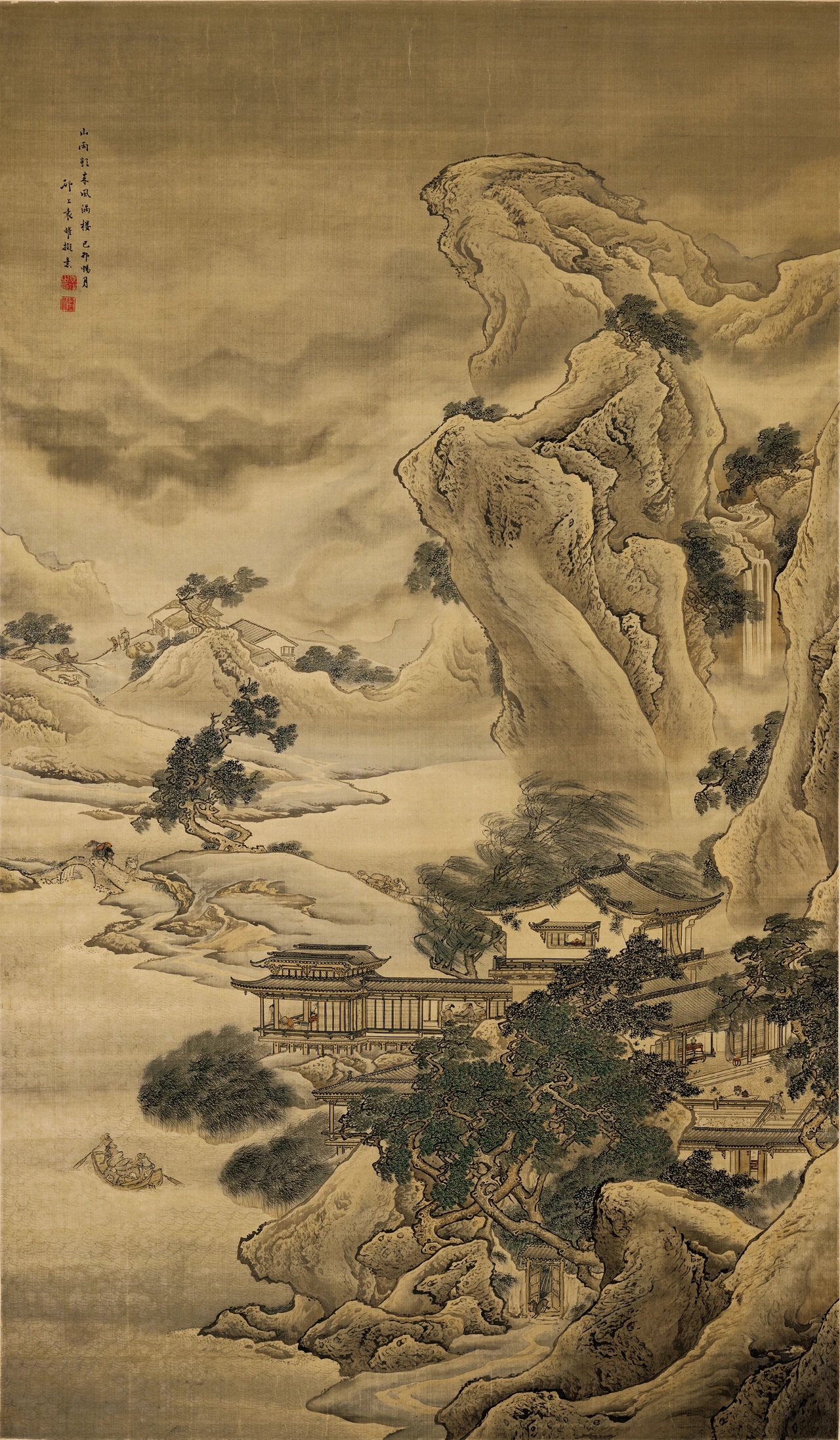 历代名家大师山水花鸟作品系列