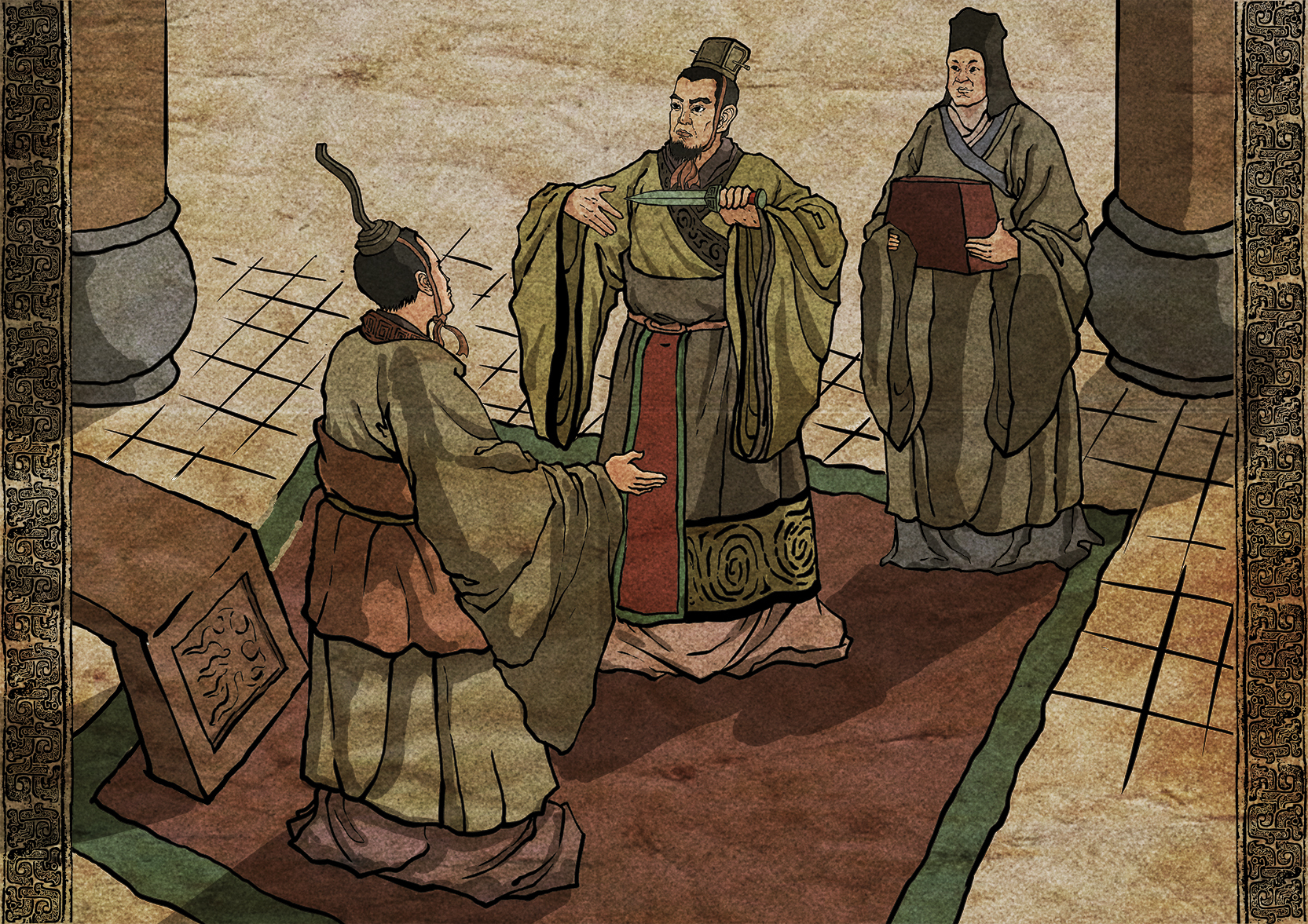 荆轲刺秦王是中国历史上一个极具传奇色彩的事件,发生在公元前227年.