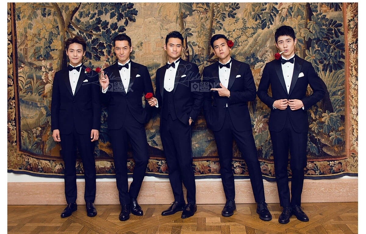 史上最帅的伴郎团一定是袁弘的婚礼,胡歌,彭于晏,马天宇,刘昊然,都不
