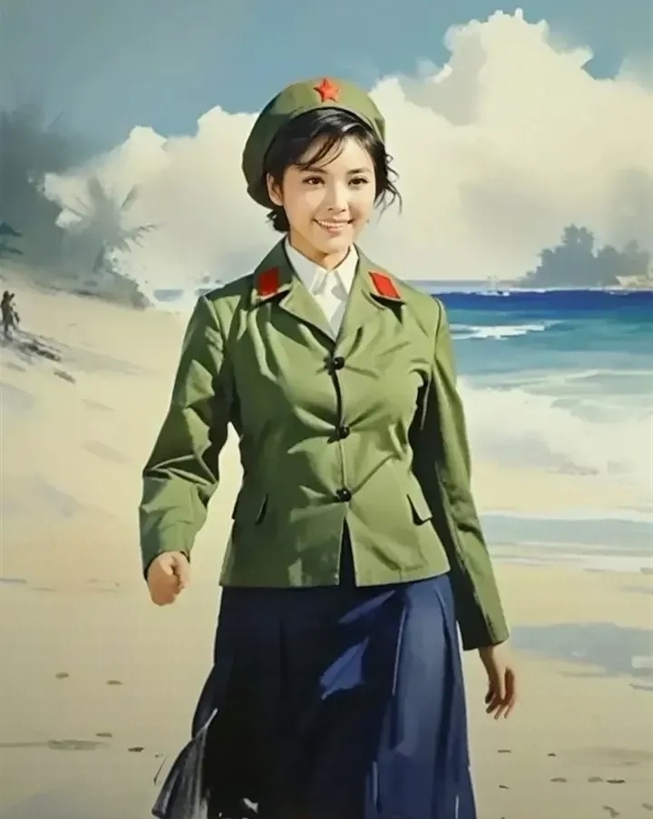 图片分享:65式军装女兵很美