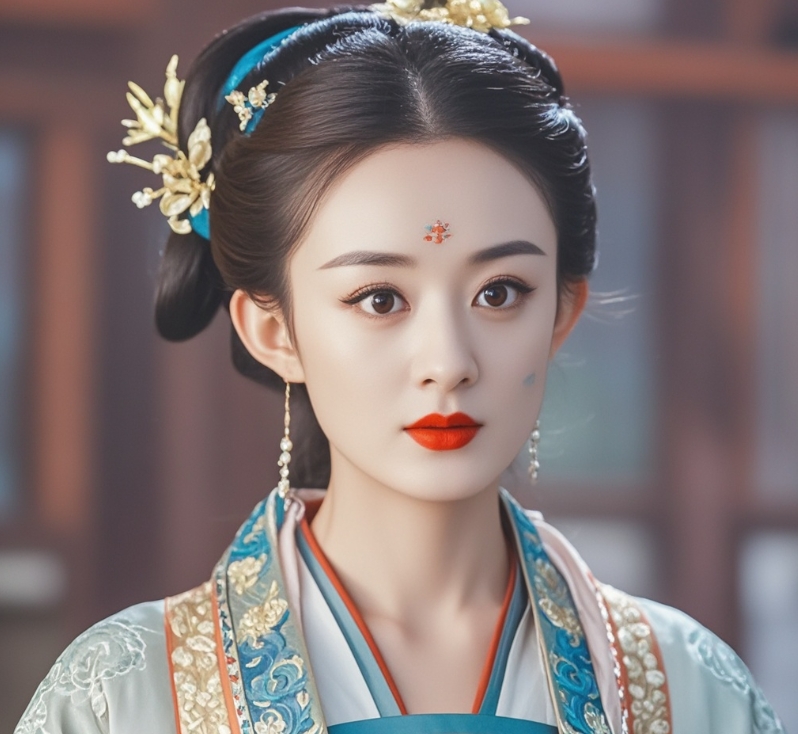 赵丽颖唇膏(赵丽颖春晚满庭芳国色歌曲视频)