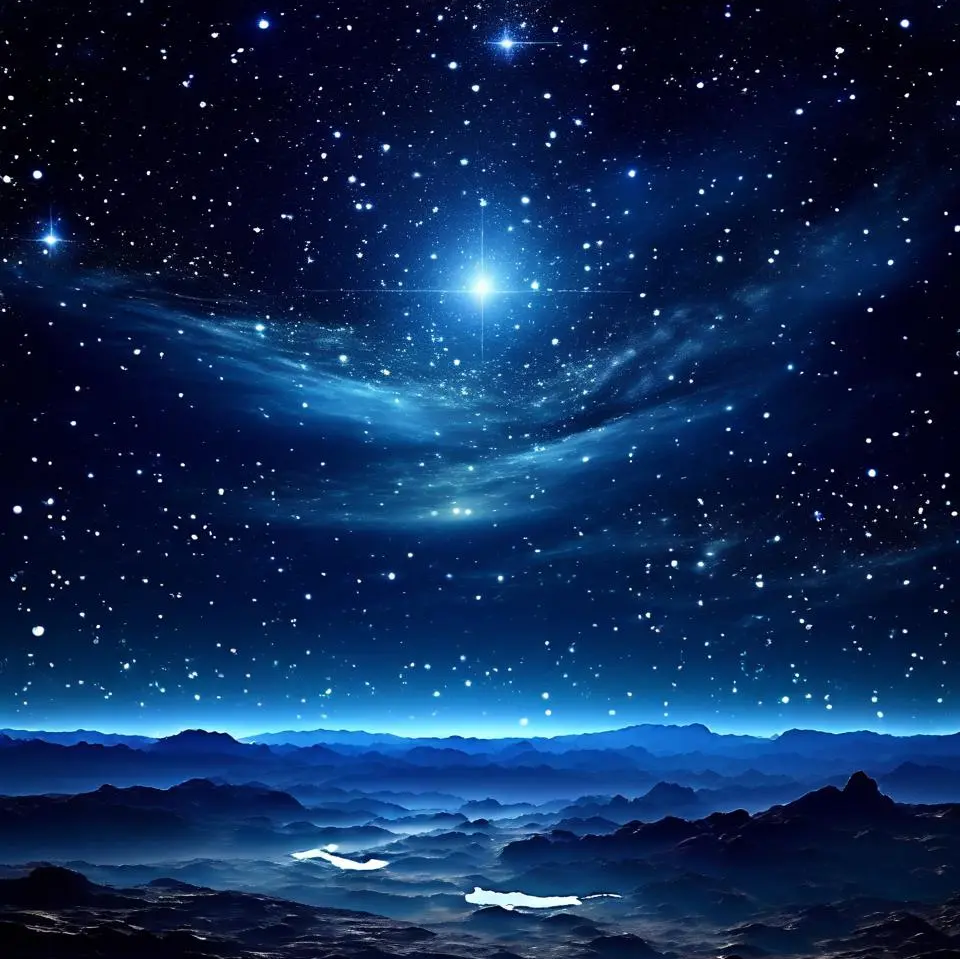 白天因为太阳的照射,万物显得生机勃勃;而夜晚,没宇宙星空背景图宇宙