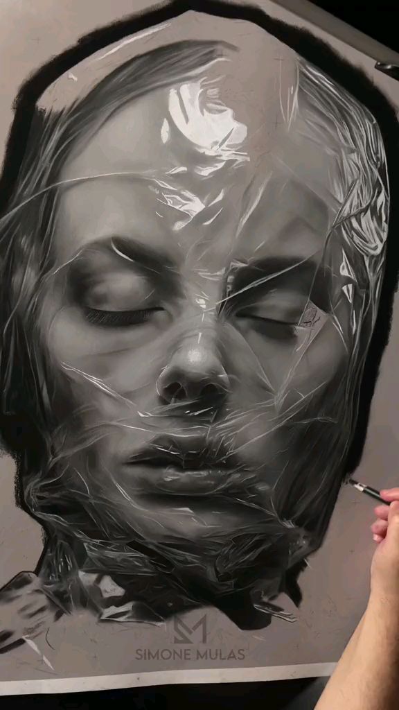 超现实主义人物肖像画