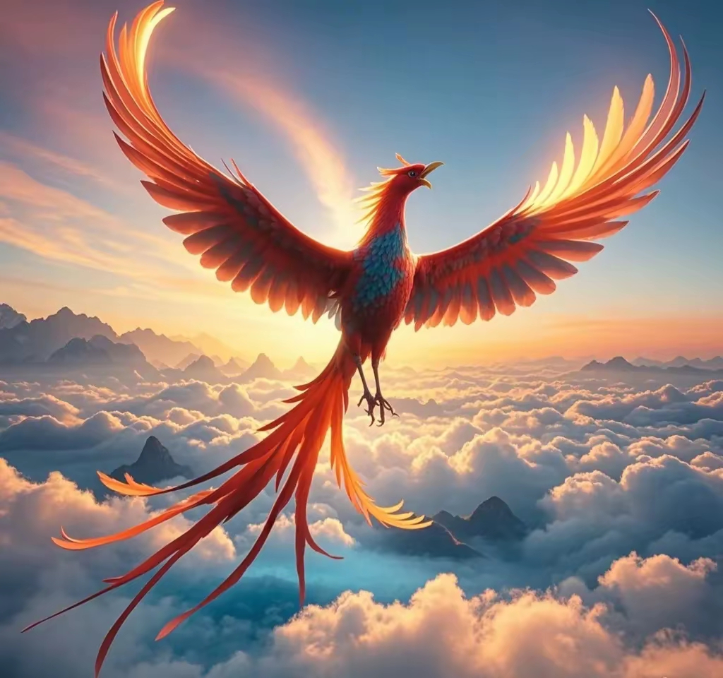 倘若有幸遇见红凤凰,那便是祥瑞之兆