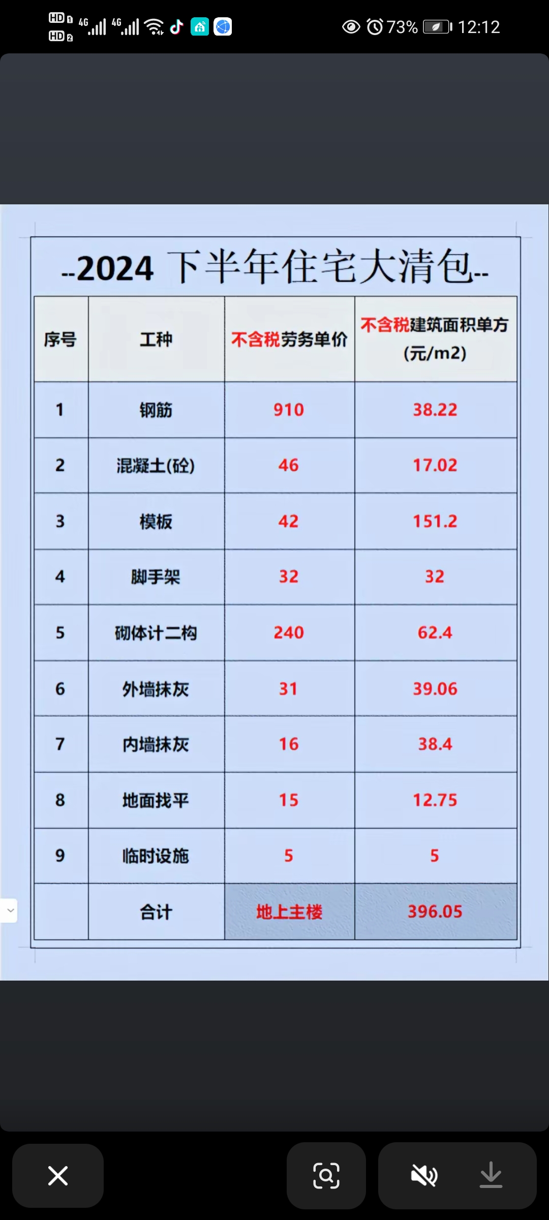 包工包料24砖墙造价图片