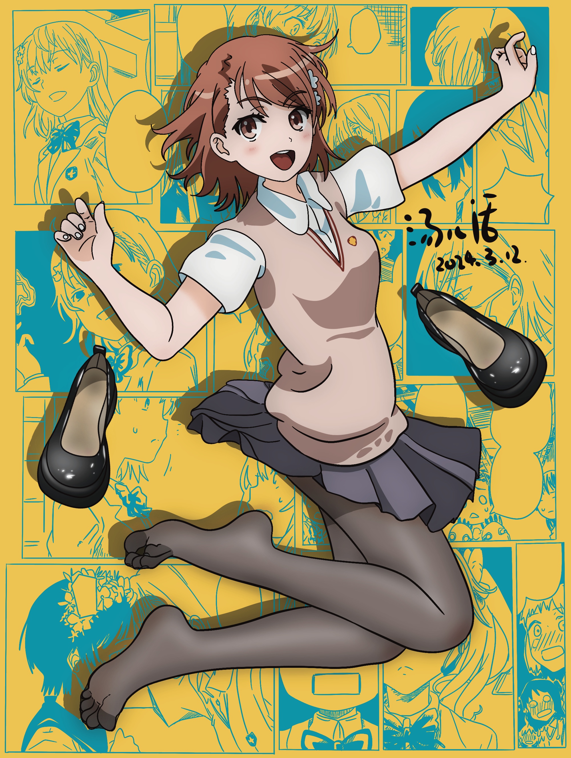 画超可爱的《科学超电磁炮》御坂美琴!来感受最强"电击使"的厉害吧!