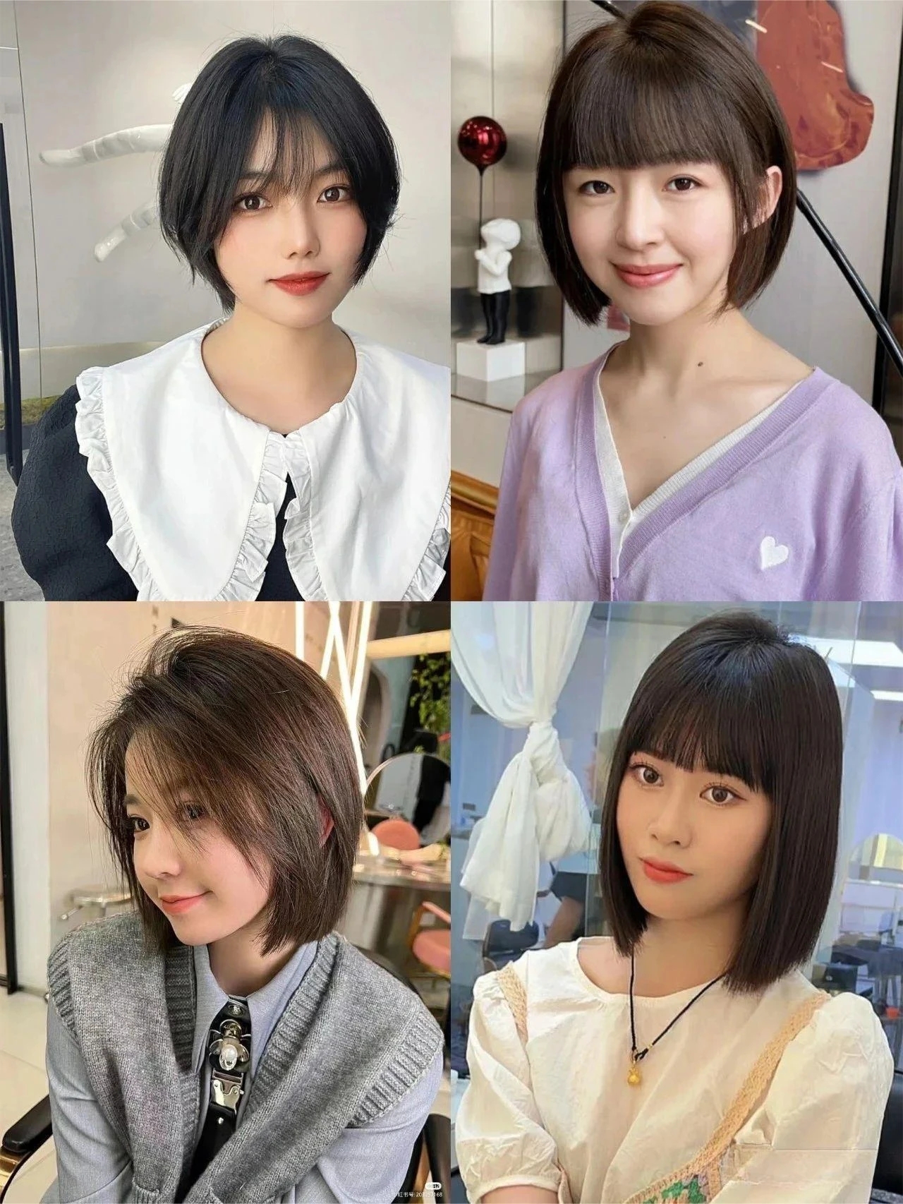 秋季减龄36款中短发型