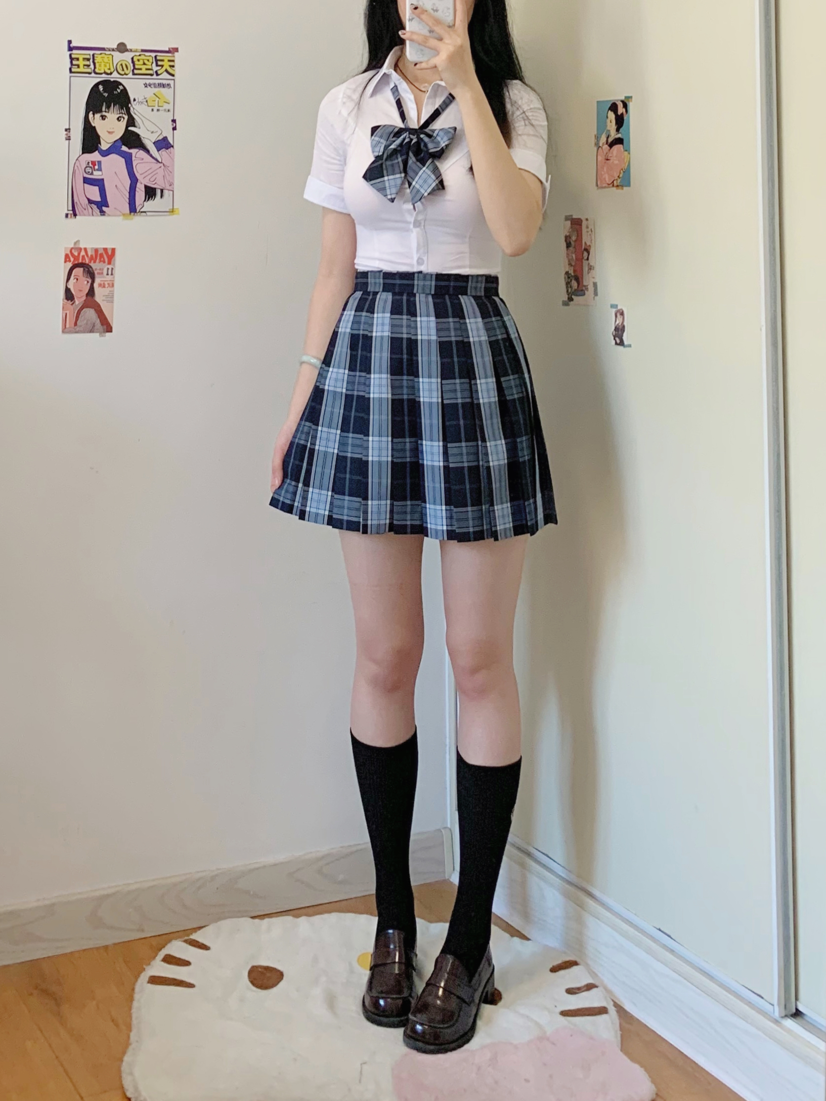 胖子穿jk制服