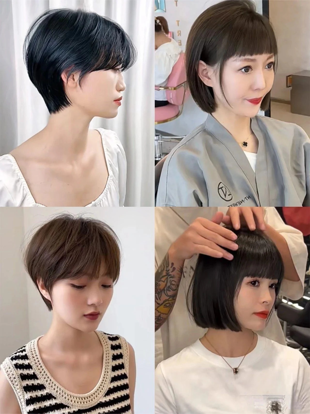 秋季减龄36款中短发型