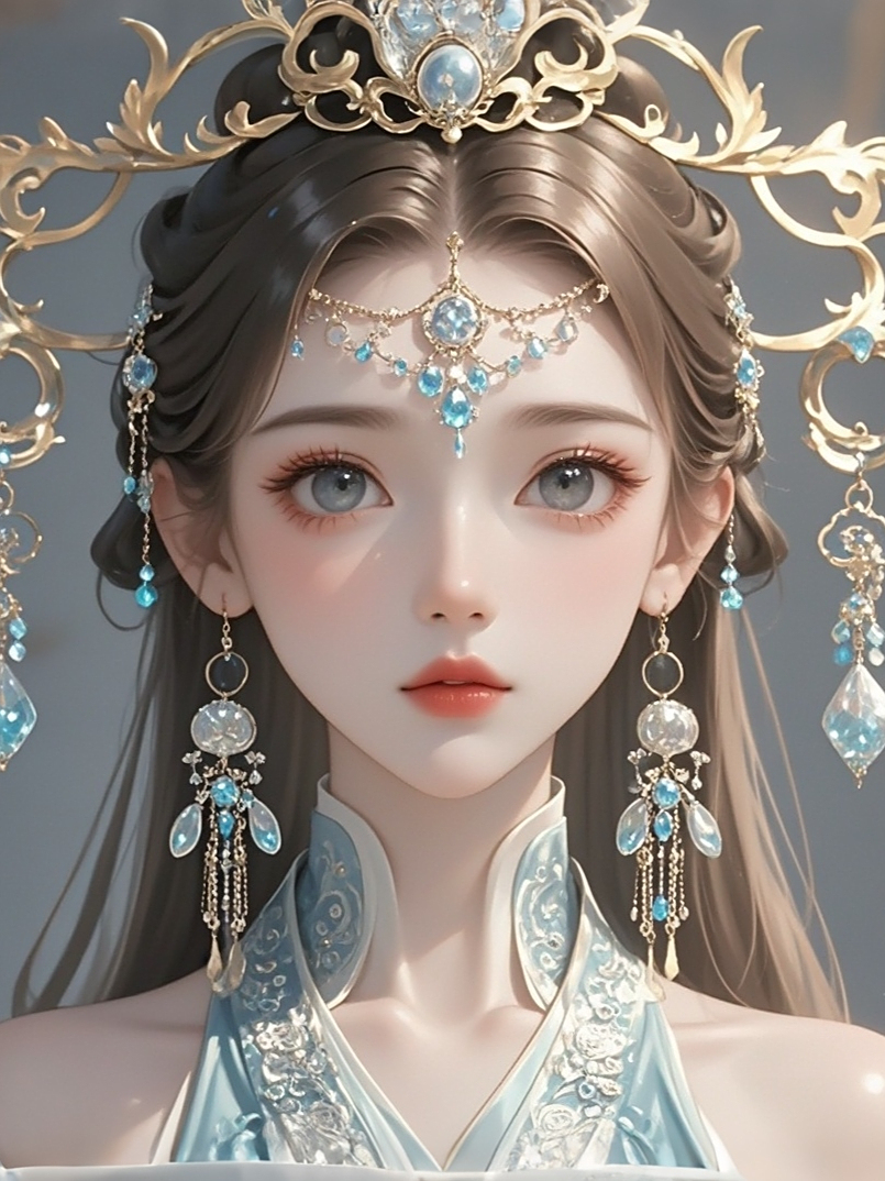 就有宫廷礼服西式公主壁纸古装女绘画动漫壁纸女耳坠绘画人物仙子古代