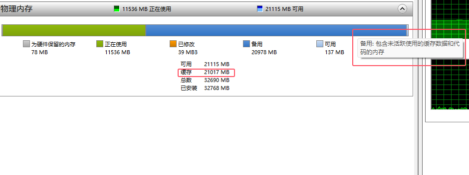 物理内存使用率过高，内存使用率和物理使用率