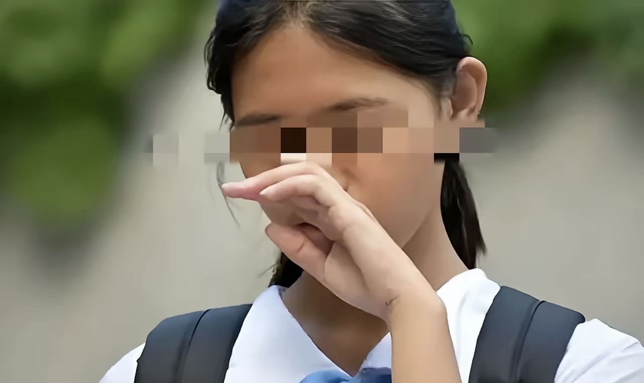 "河南,一女学生放学被6个混混围住,对她言语侮辱