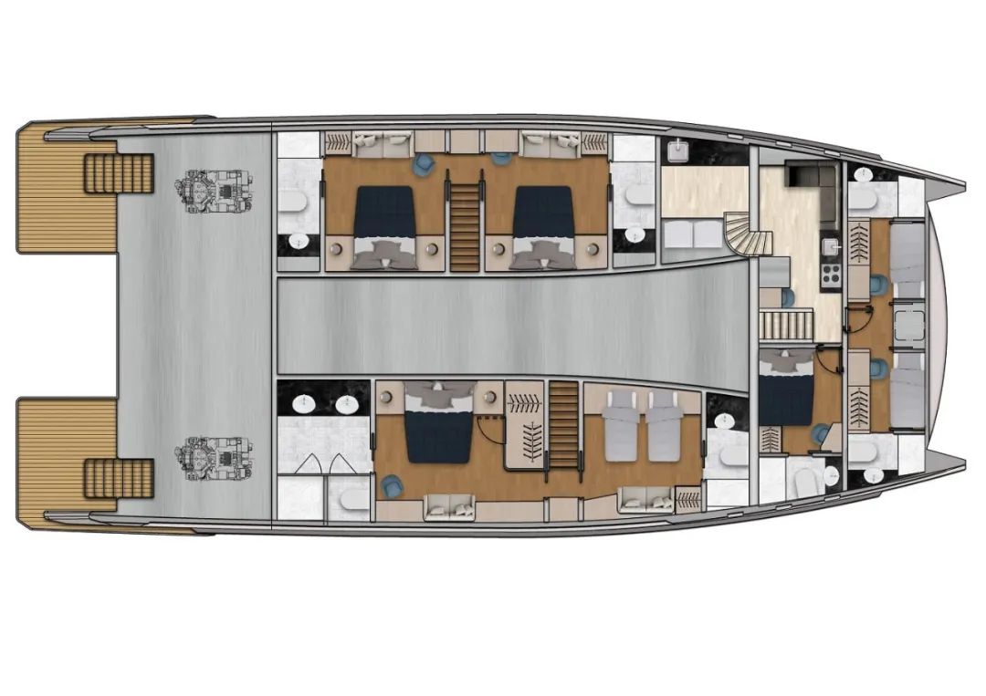 探险游艇制造商bering yachts推出24米双体动力艇bc80