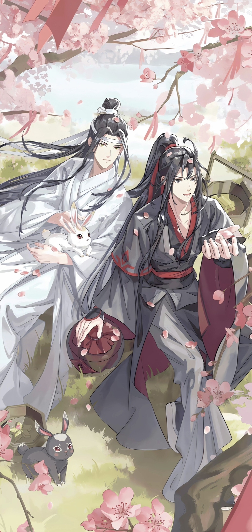 魔道祖师壁纸高清三格图片