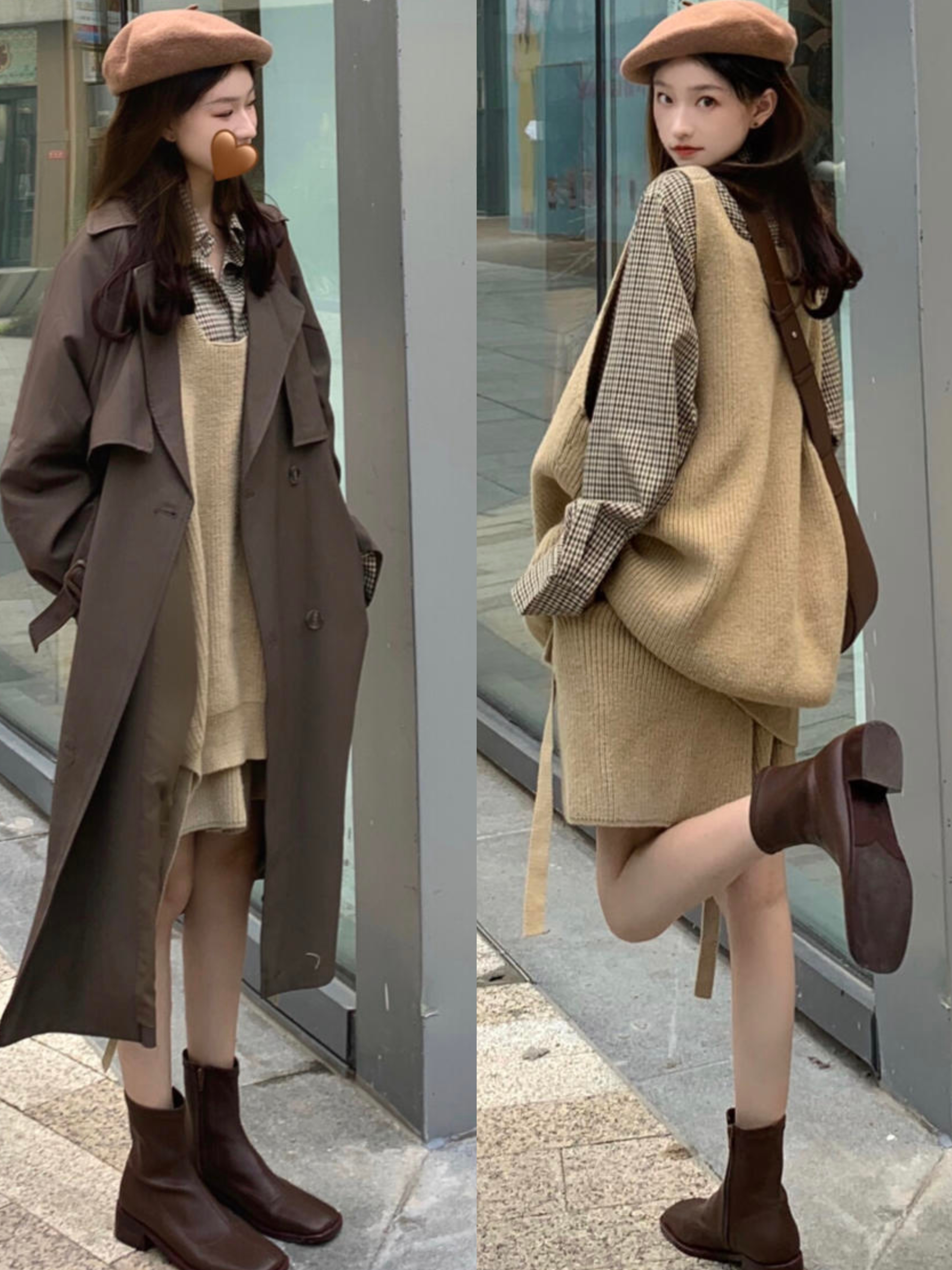 1,经典搭配是内搭 t 恤和紧身裤,配休闲运动鞋或小皮鞋,简约大气