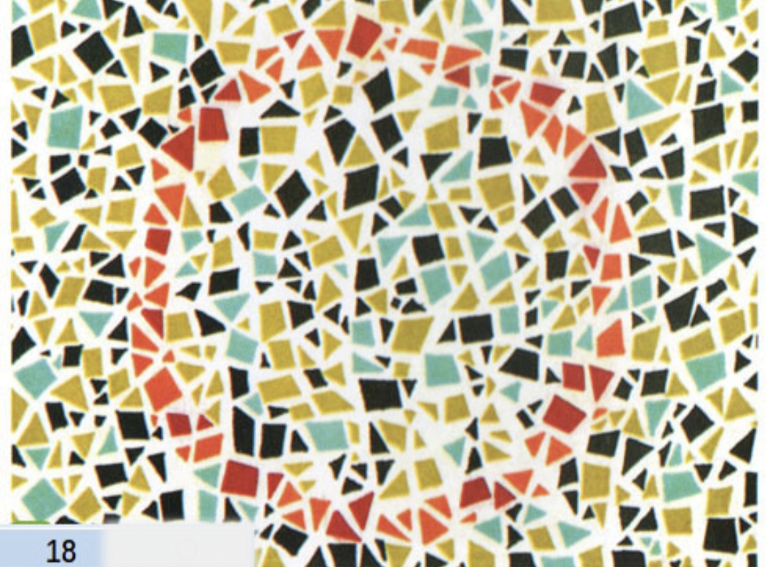 第五版《色盲检查图》三  提前自检,牢记于心!  大家参考,有备无患!