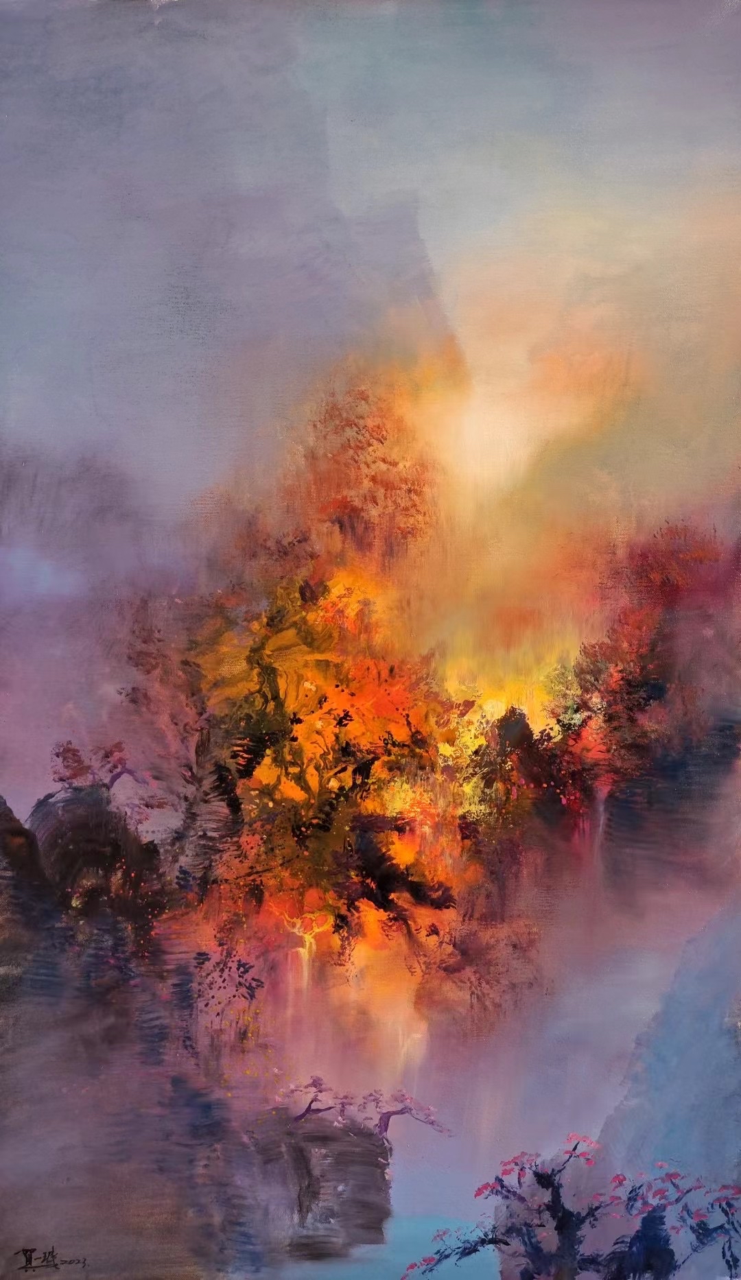 此刻,其意象油画臻品惊现!