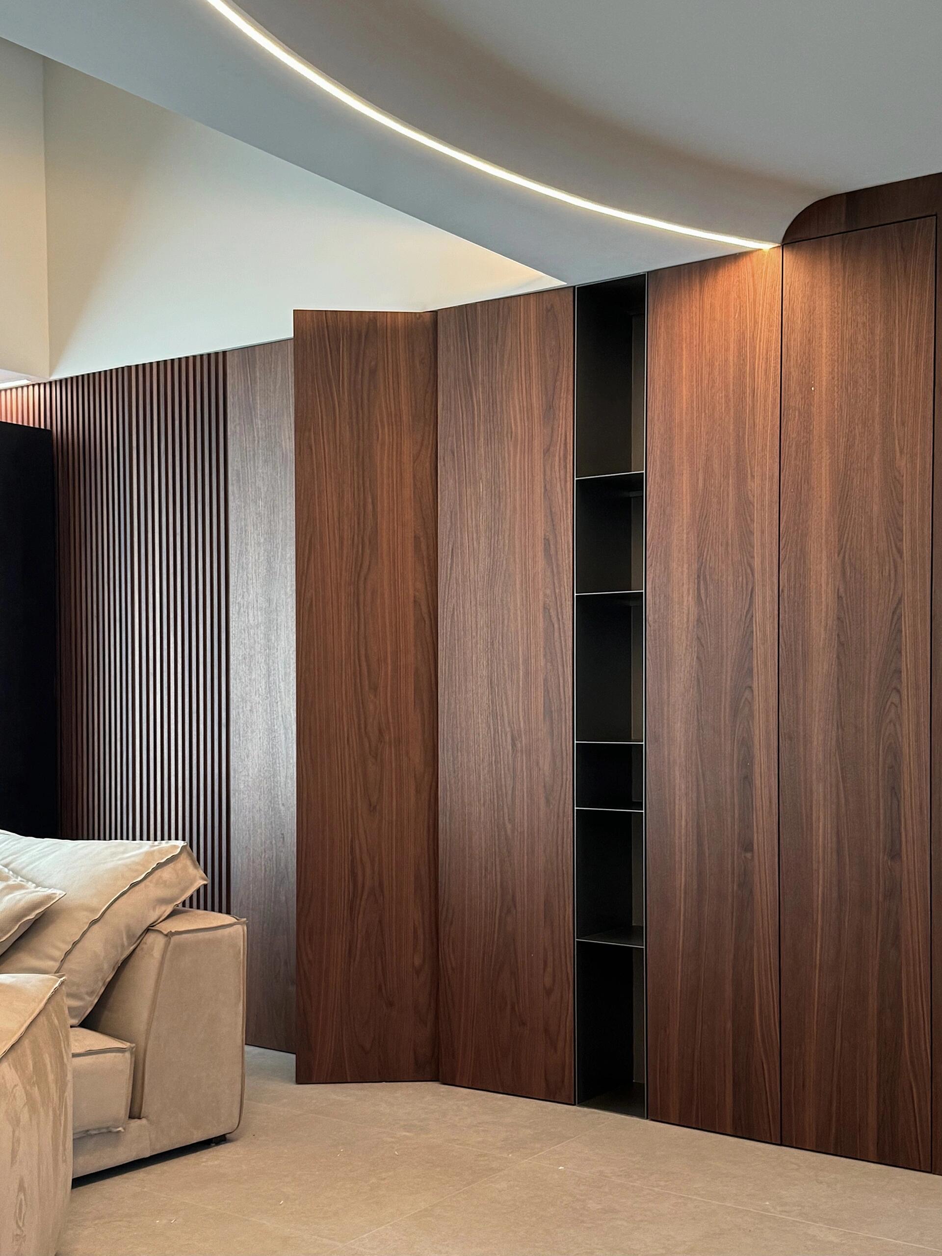 生活有度,把胡桃木色融入现代主义