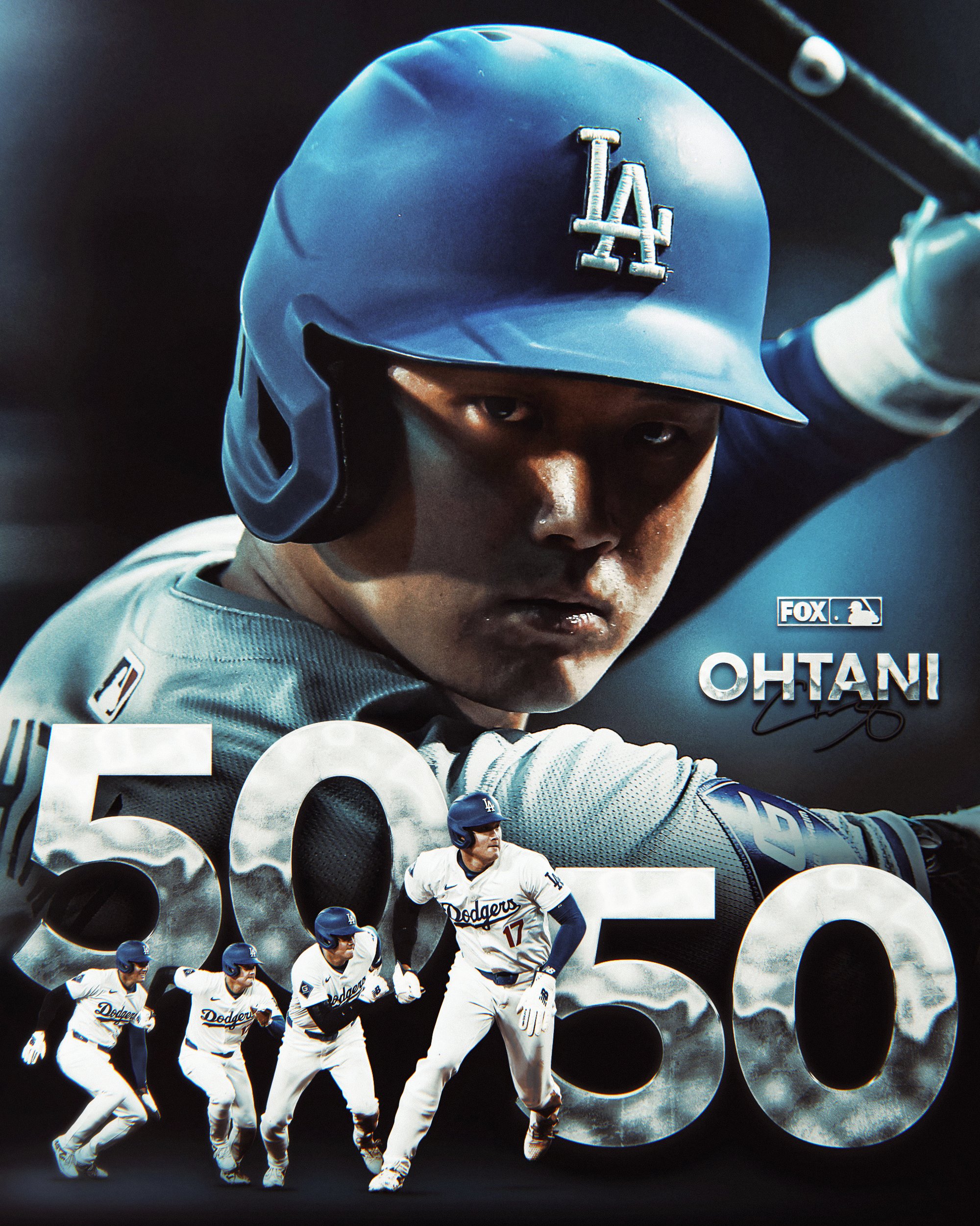 记者:道奇向得到大谷翔平第50轰球的球迷提供30万美元!
