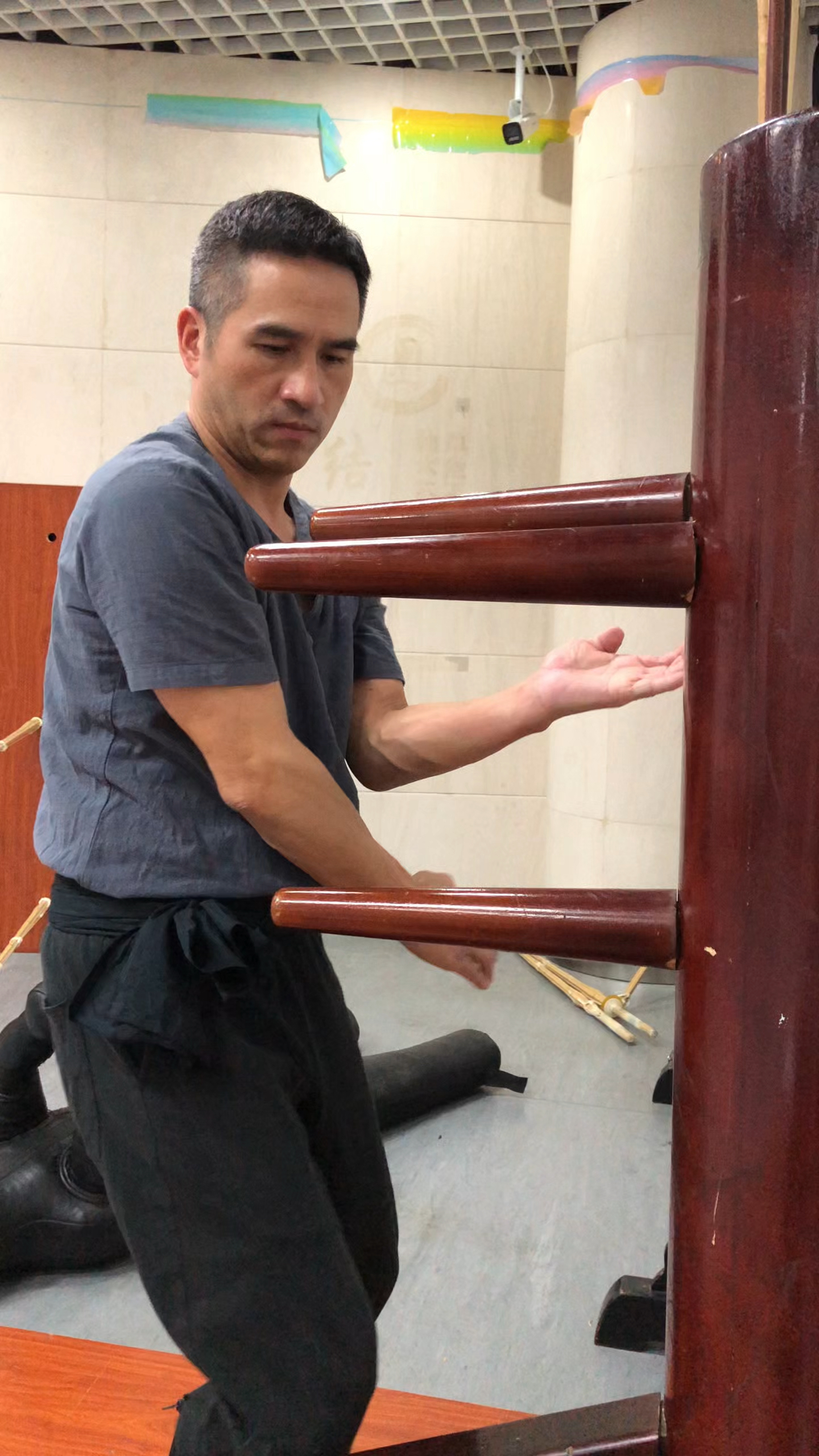 叶问咏春拳木人桩