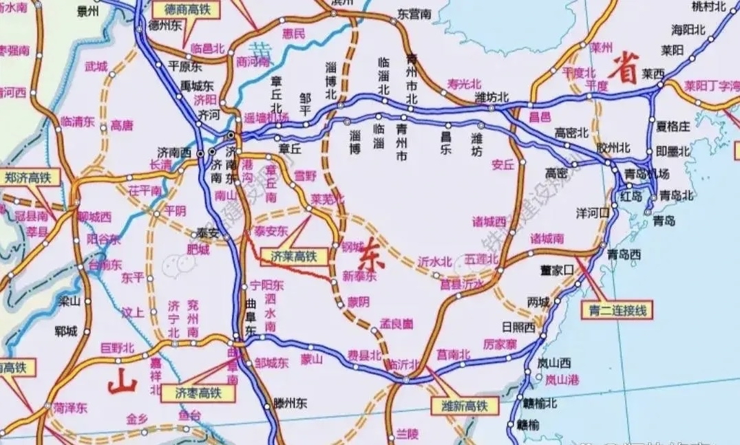 如此一来,以后泰安东也能够有通往临沂方向的高铁了