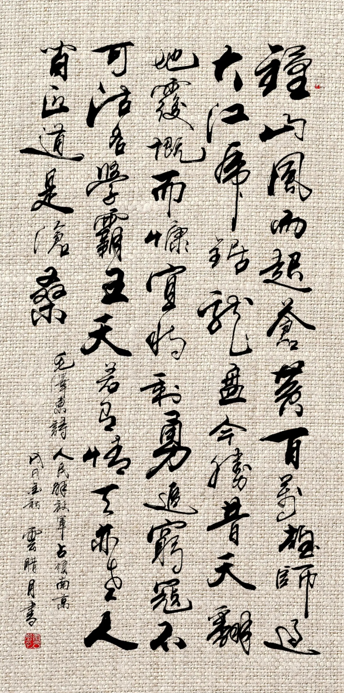 人民解放军占领南京 风雨送春归,飞雪迎春到.