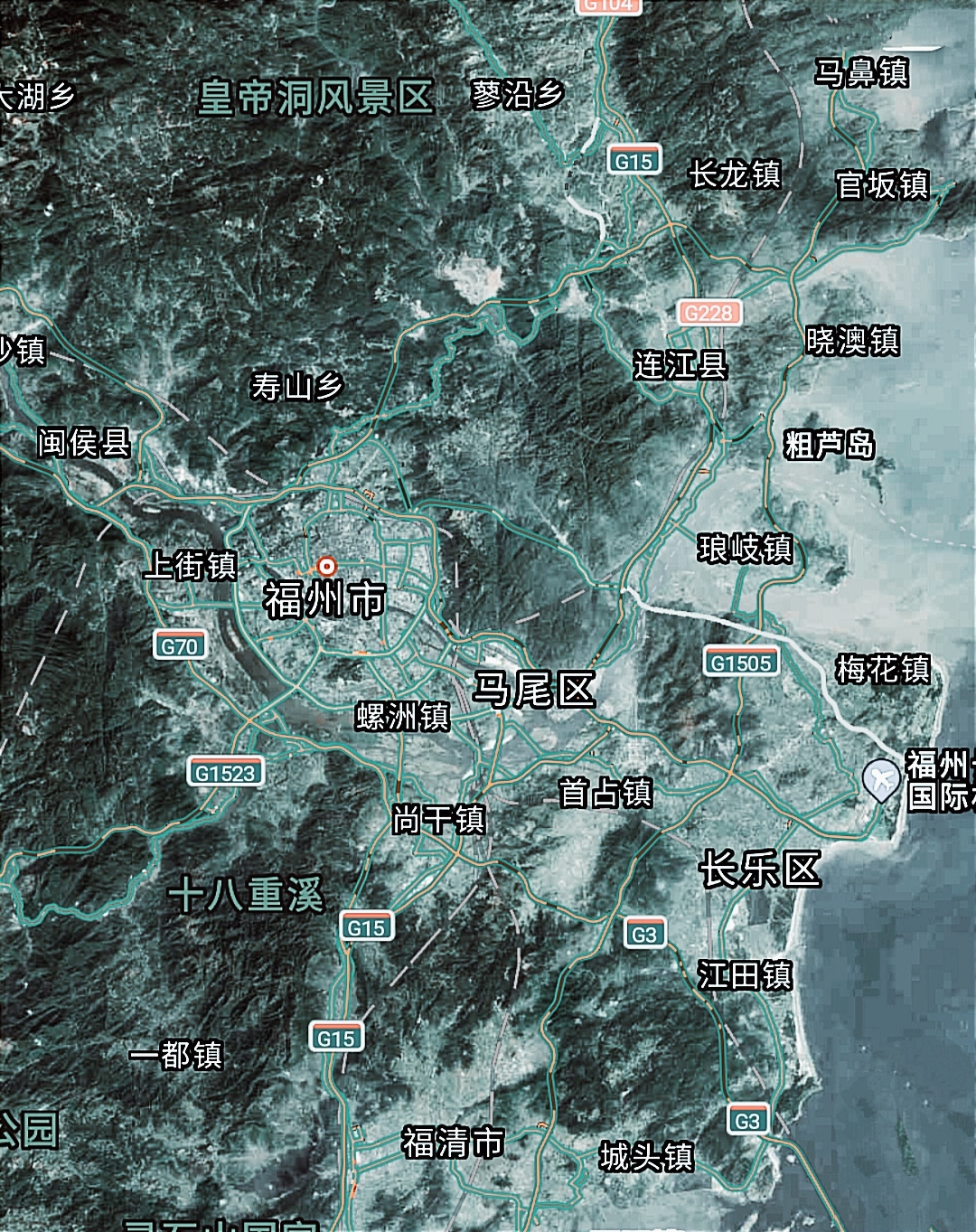 福州地形图福州地形地貌图福州地形图高清版大图福州地形福州地貌图