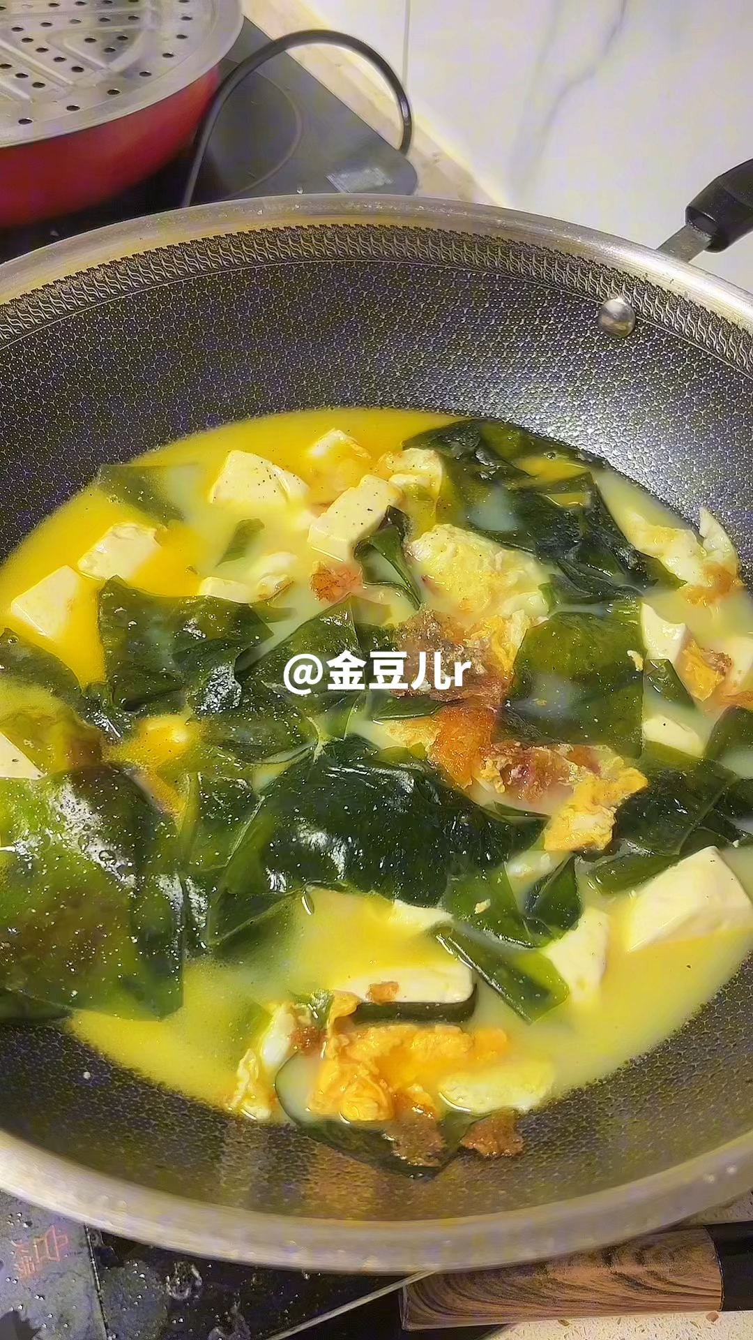 海菜炒鸡蛋图片