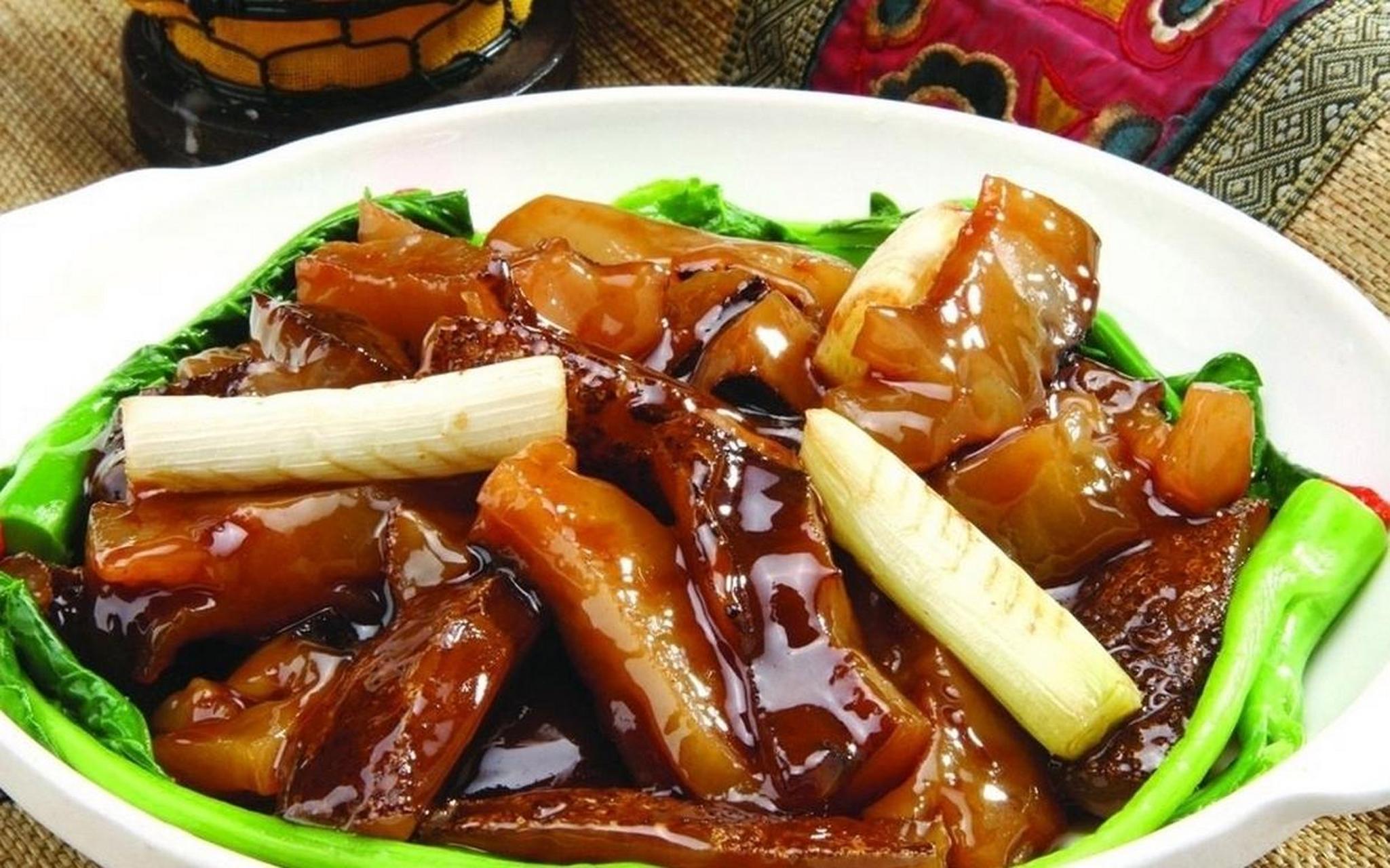 京城绝味葱烧海参,三遍葱油浇出鲜,不吸味也能让你回味无穷!