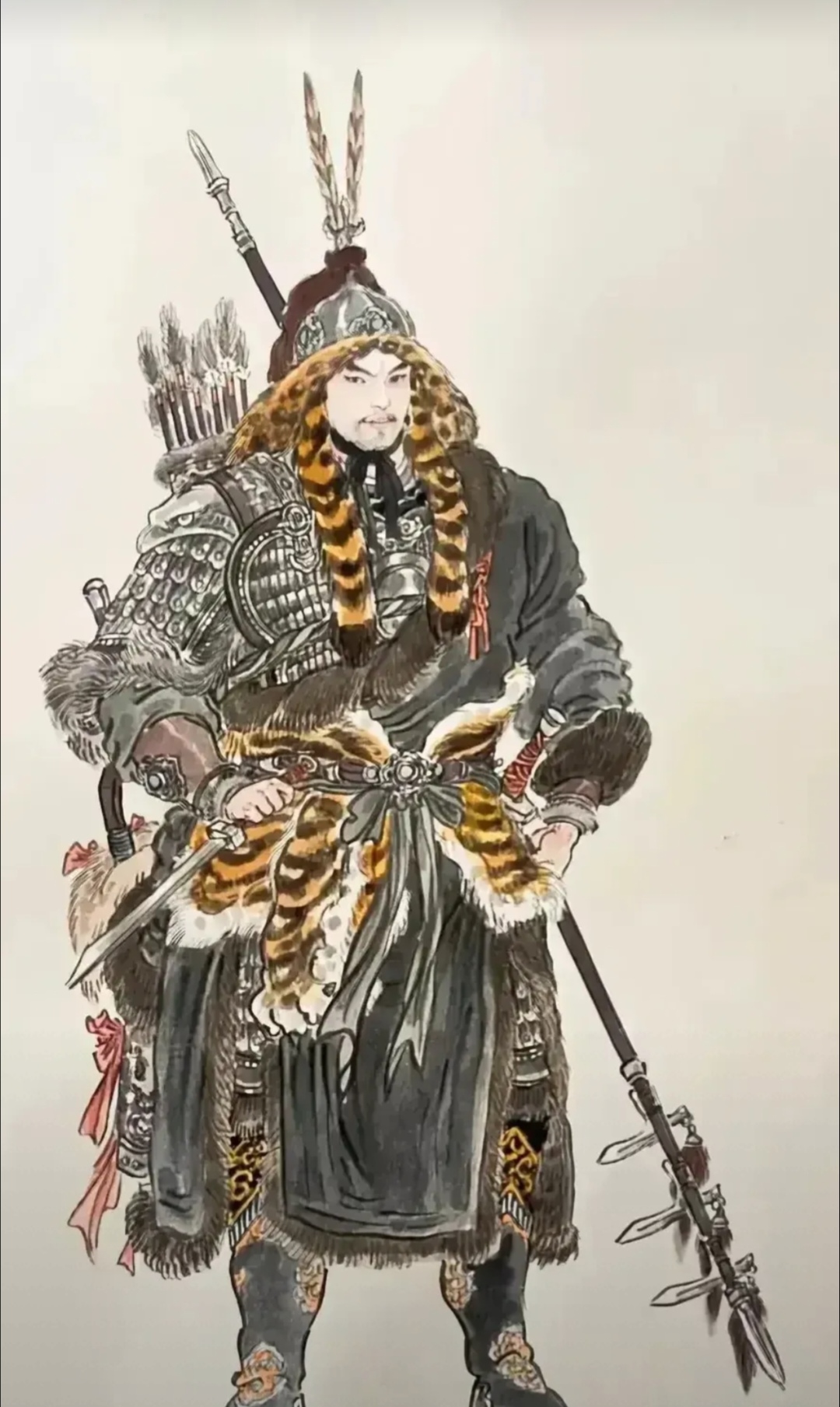 辽代人物画像图片辽金人物辽圣宗画像契苾何力画像辽道宗画像辽金时期
