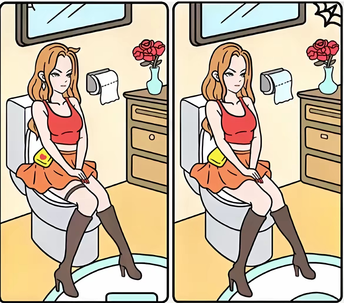 的少女穿靴子坐在马桶上女生上厕所坐马桶女生坐在马桶坐马桶卡通图片