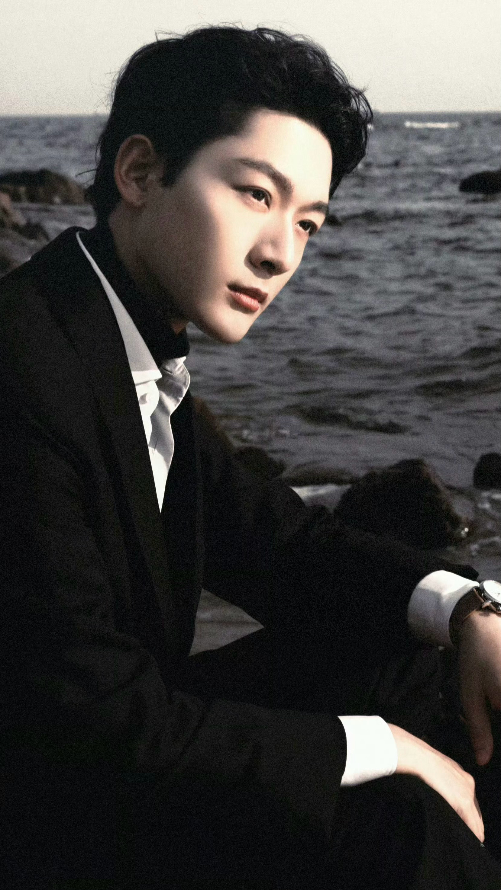 张晚意的眼神总是这么忧郁,像是眼底含泪一样,一定是之前经历过很多