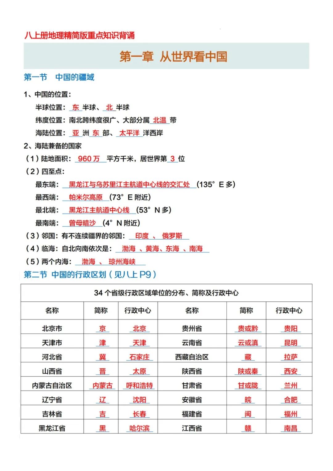 关于25人教版八上背诵本和默写本的信息