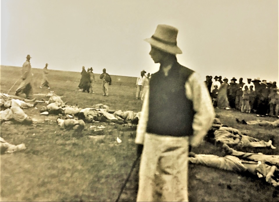 1931年,沈阳城外一处行刑现场,抵抗日寇侵略的革命义士遭到日军的屠杀