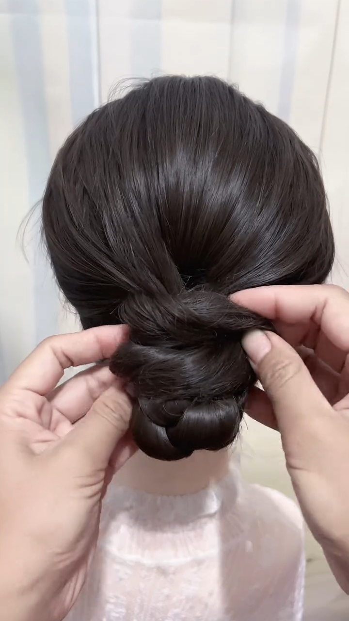 简单好学的盘发教程