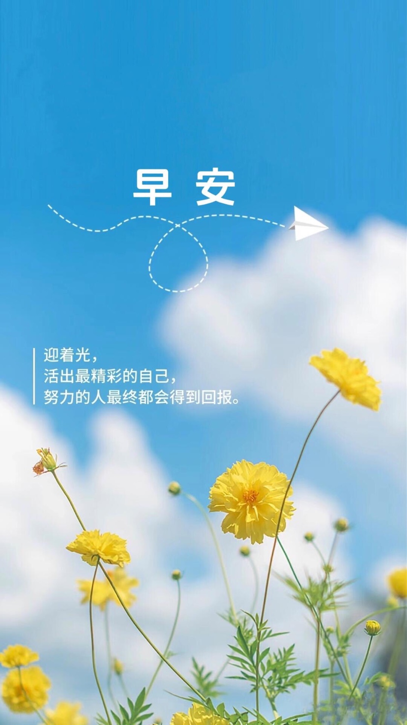 早安心语 心态决定运气,用热爱生活的心迎接美好