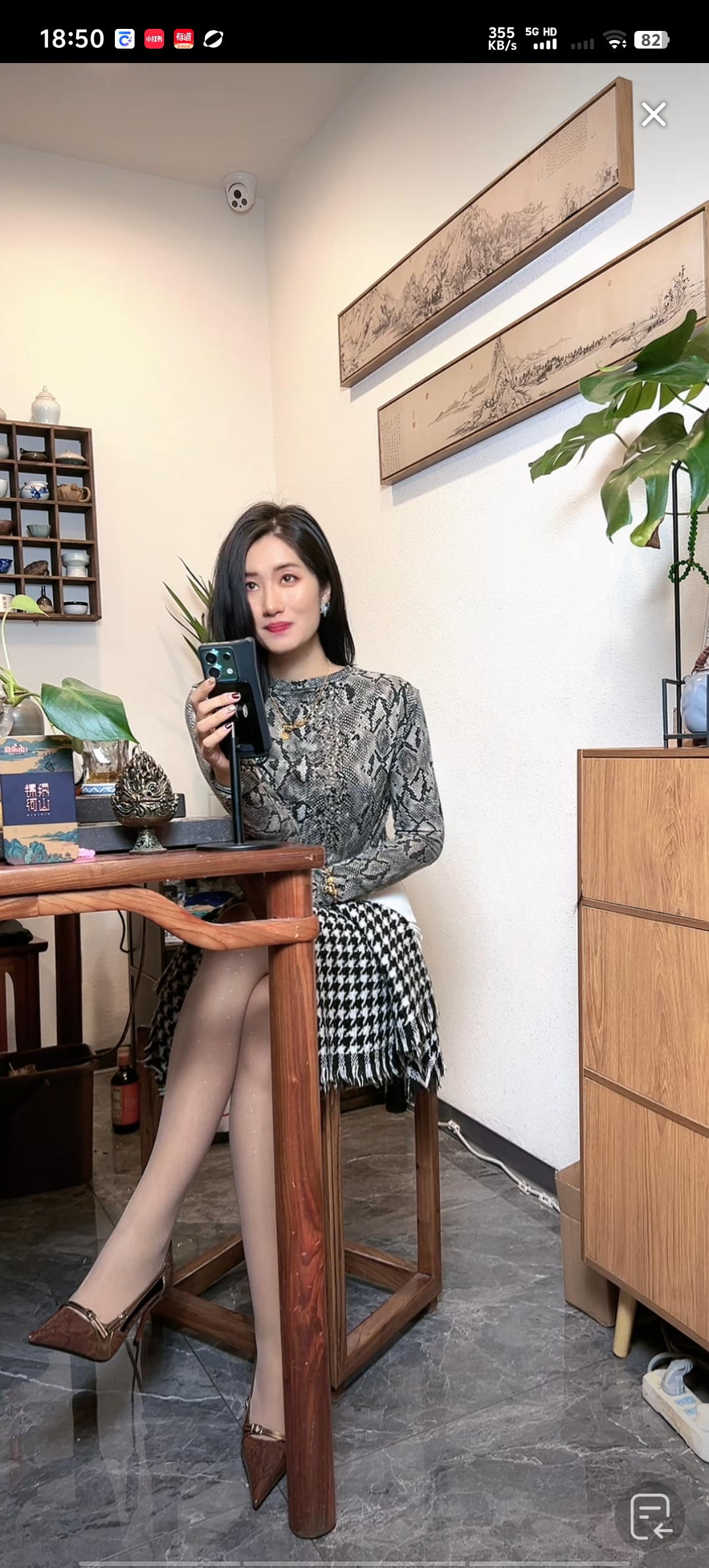 这个老板娘还是很敬业的