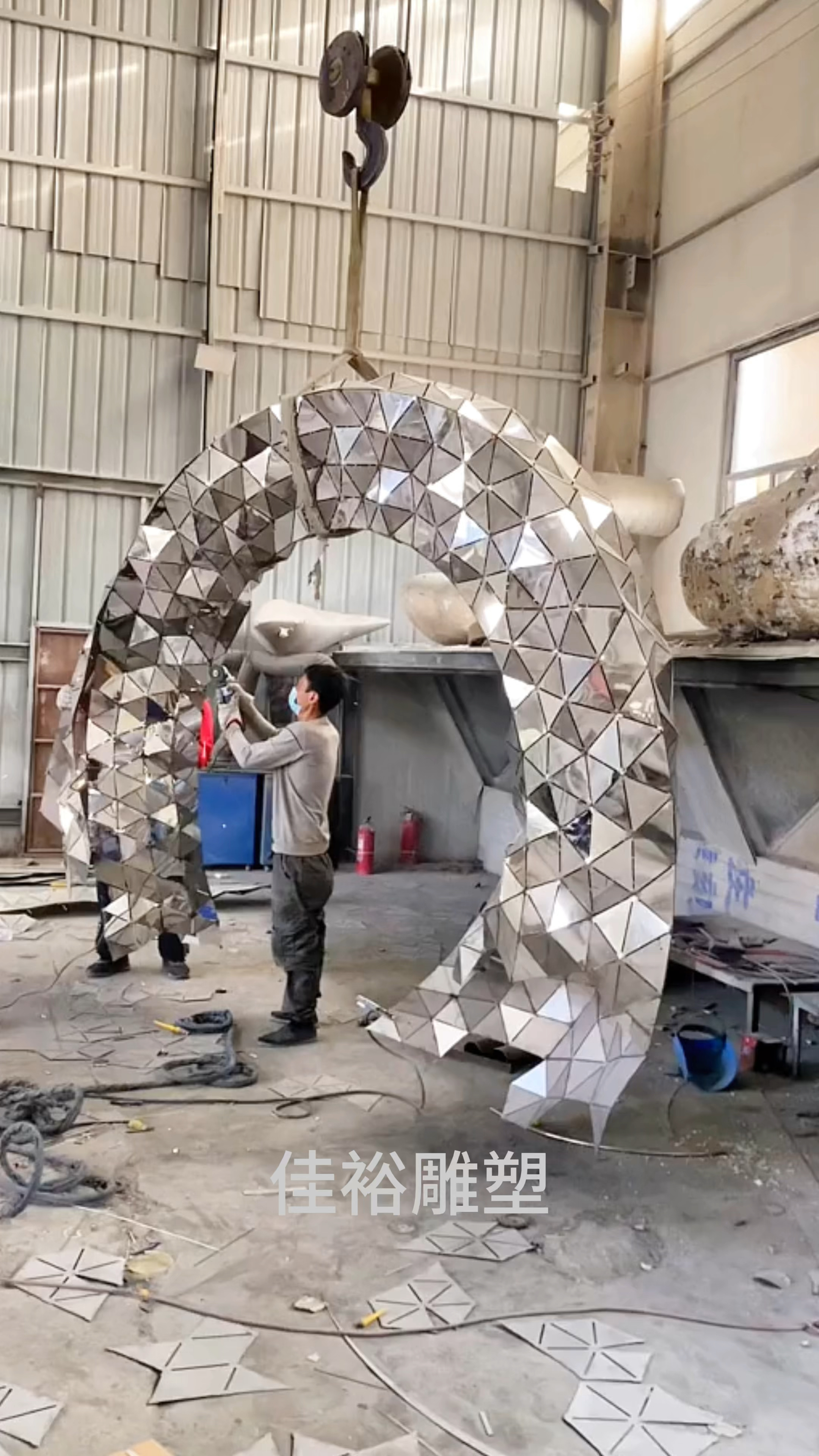 雕塑摆件制作过程